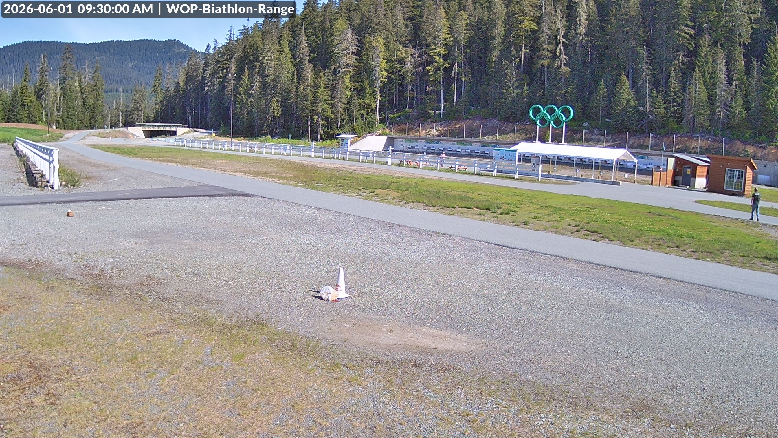 View looking North East to the Olympic Biathlon Range
