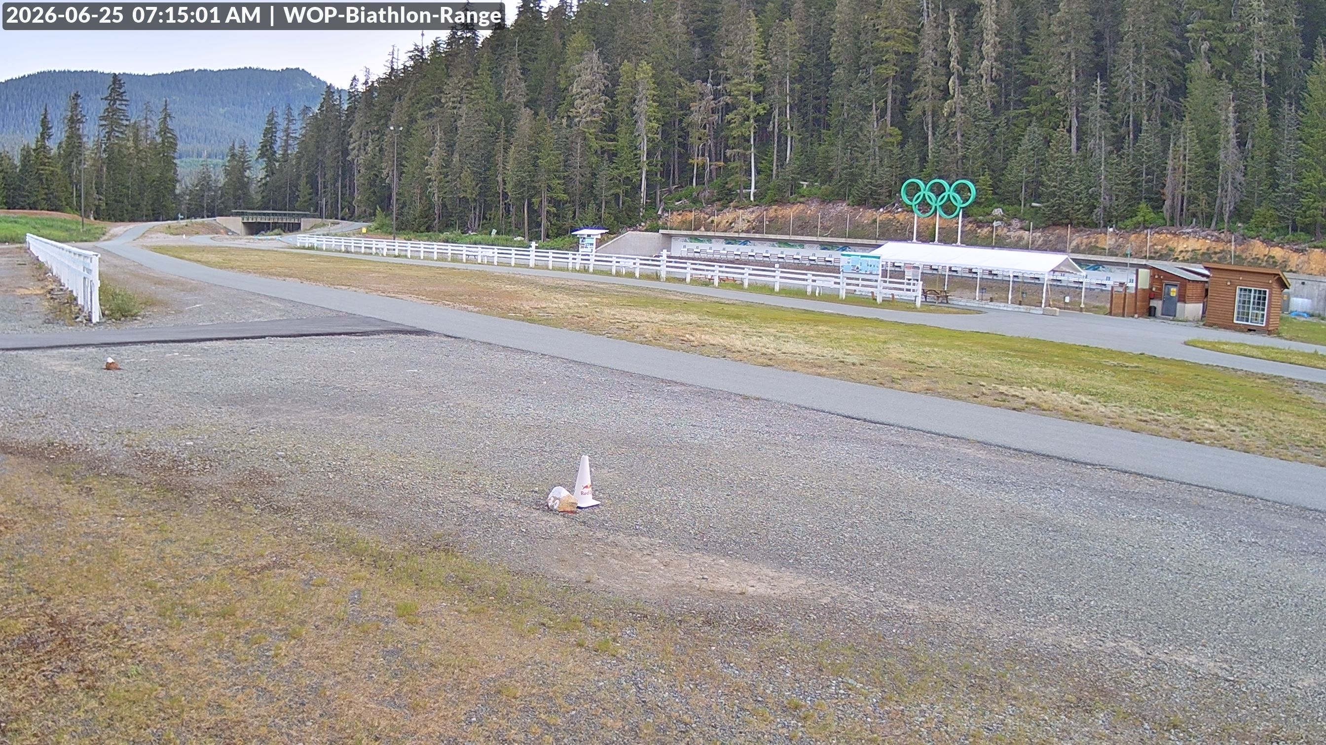 View looking North East to the Olympic Biathlon Range