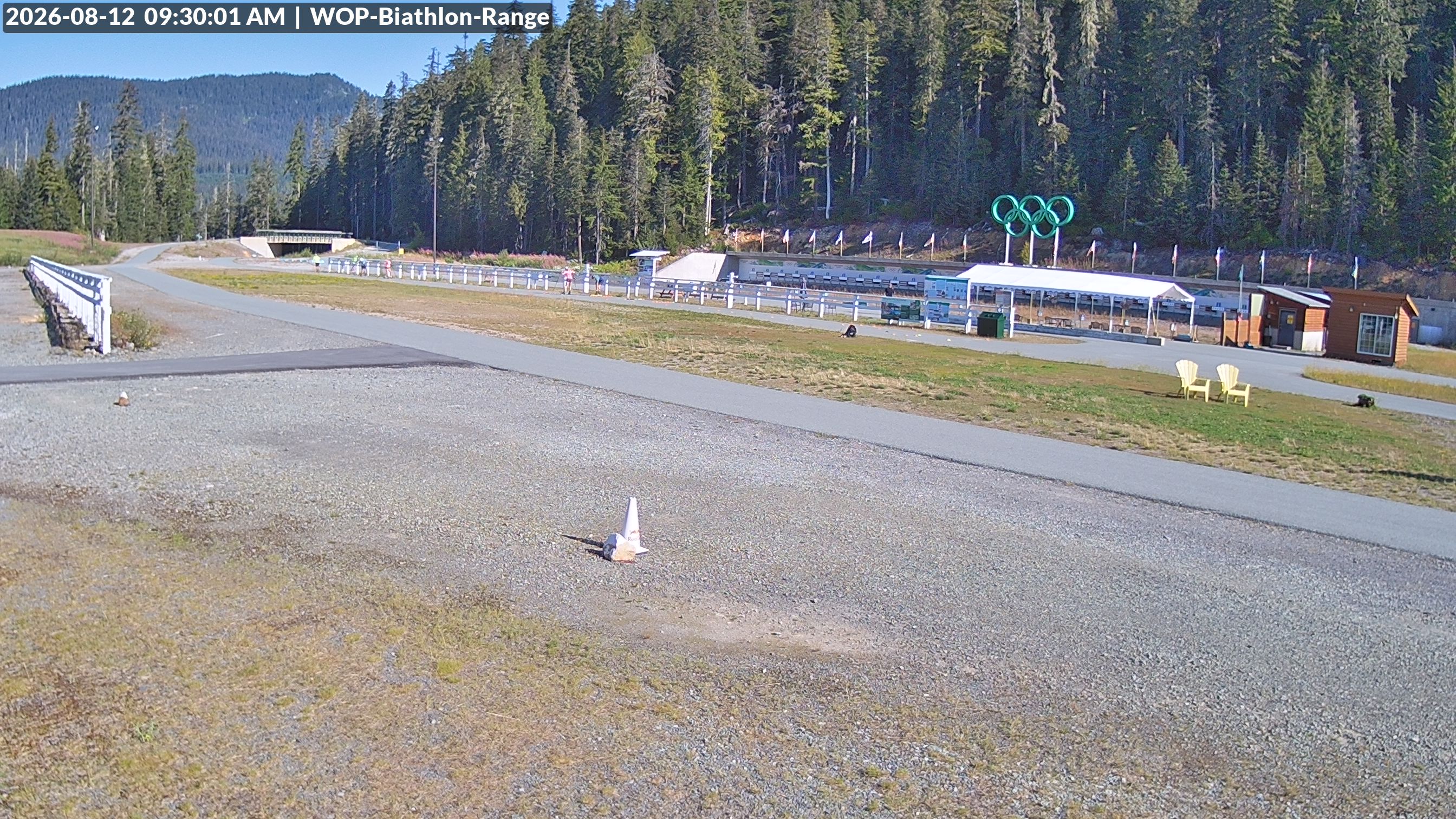 View looking North East to the Olympic Biathlon Range