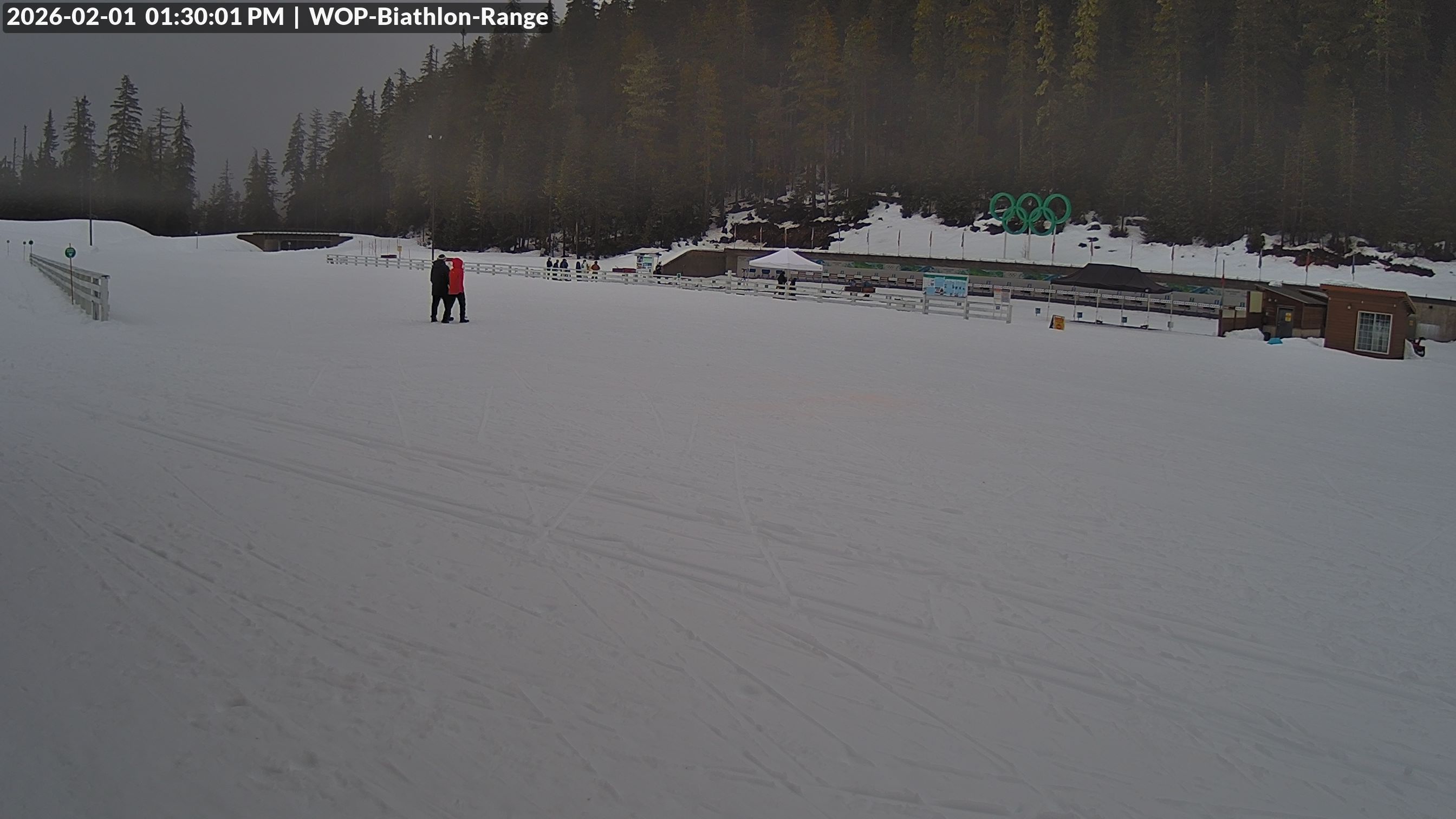 View looking North East to the Olympic Biathlon Range