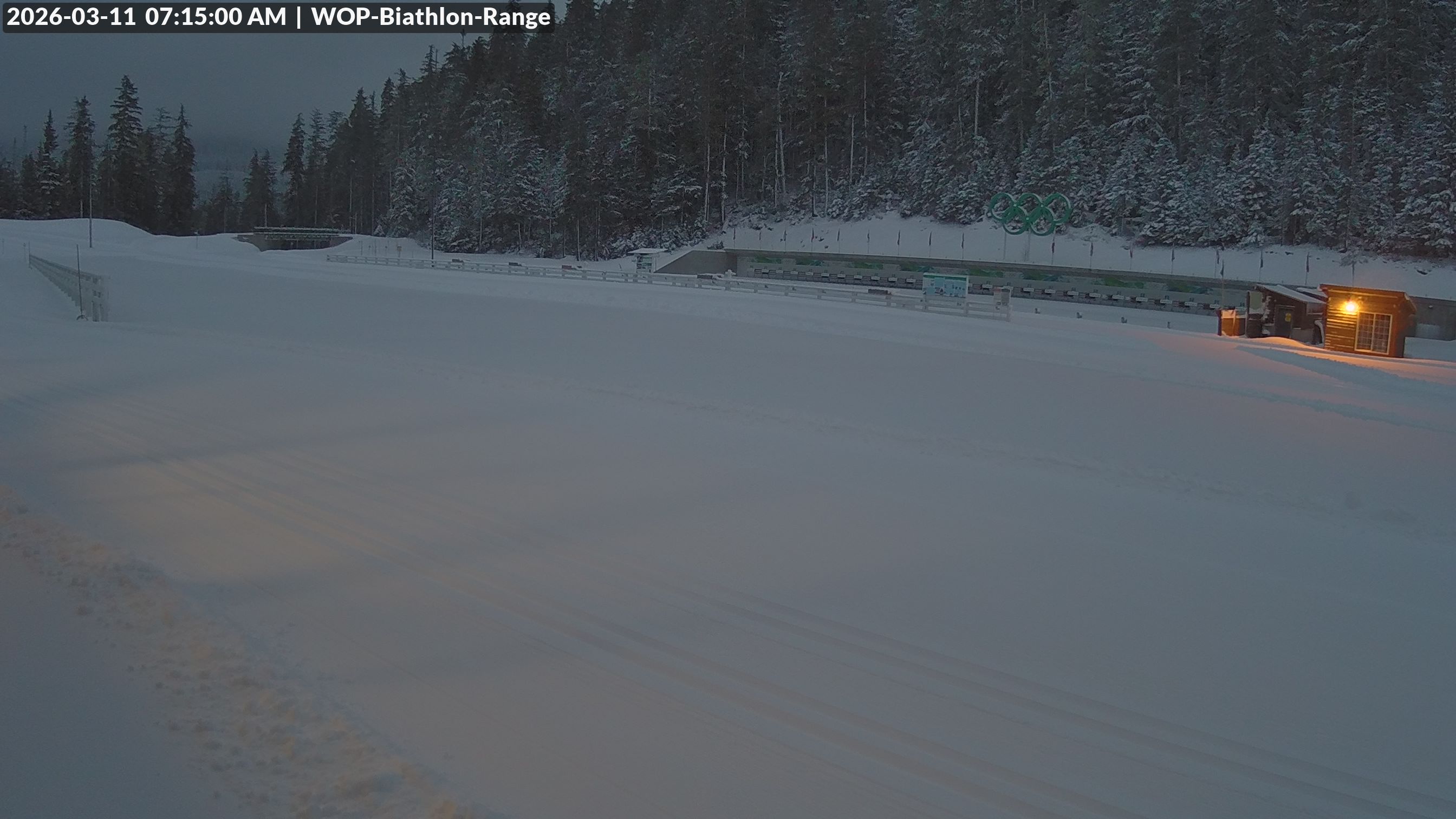 View looking North East to the Olympic Biathlon Range