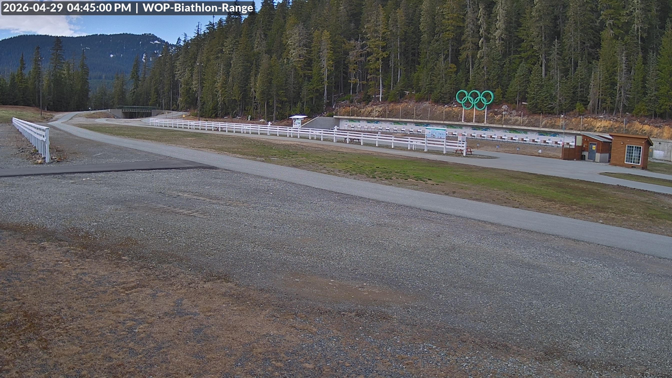View looking North East to the Olympic Biathlon Range