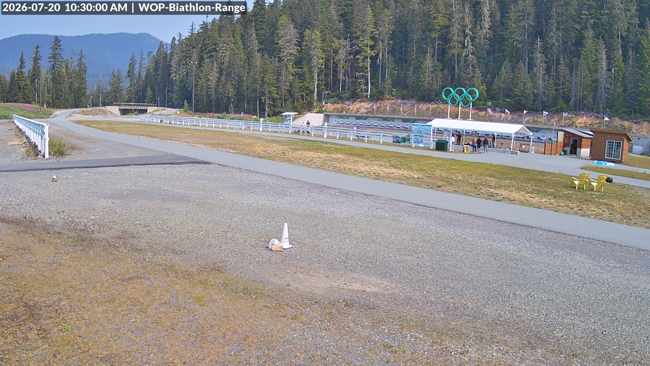 View looking North East to the Olympic Biathlon Range