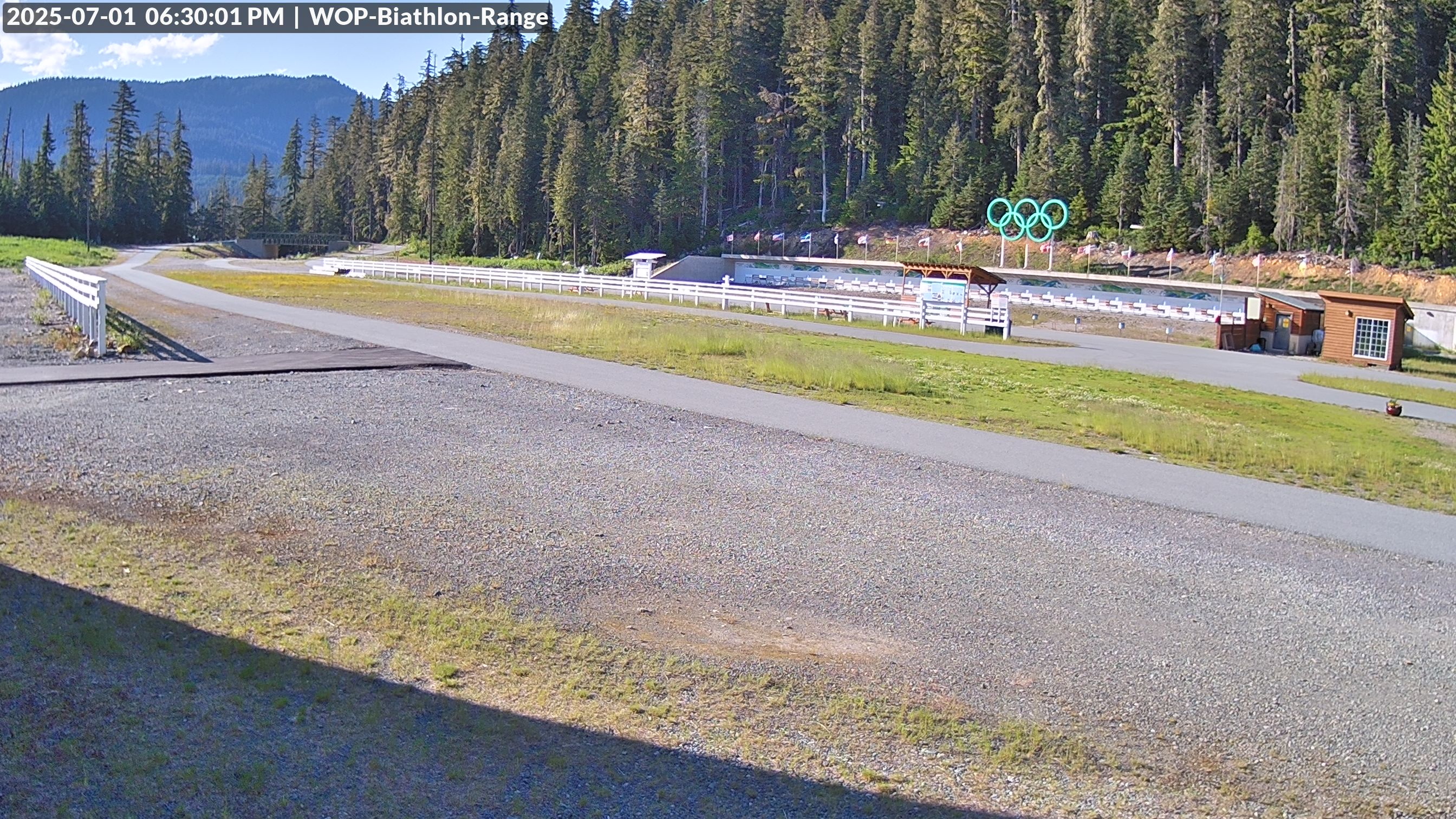 View looking North East to the Olympic Biathlon Range