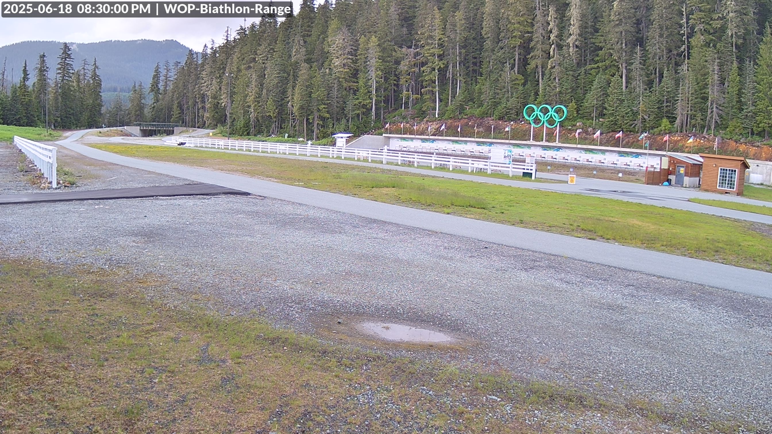 View looking North East to the Olympic Biathlon Range