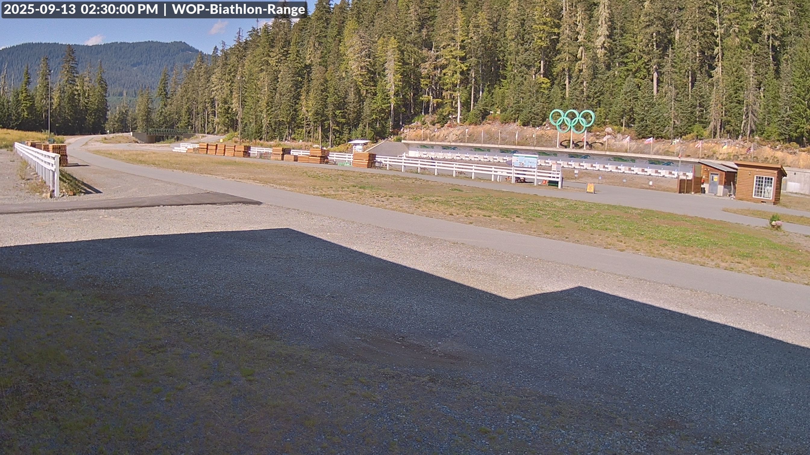 View looking North East to the Olympic Biathlon Range