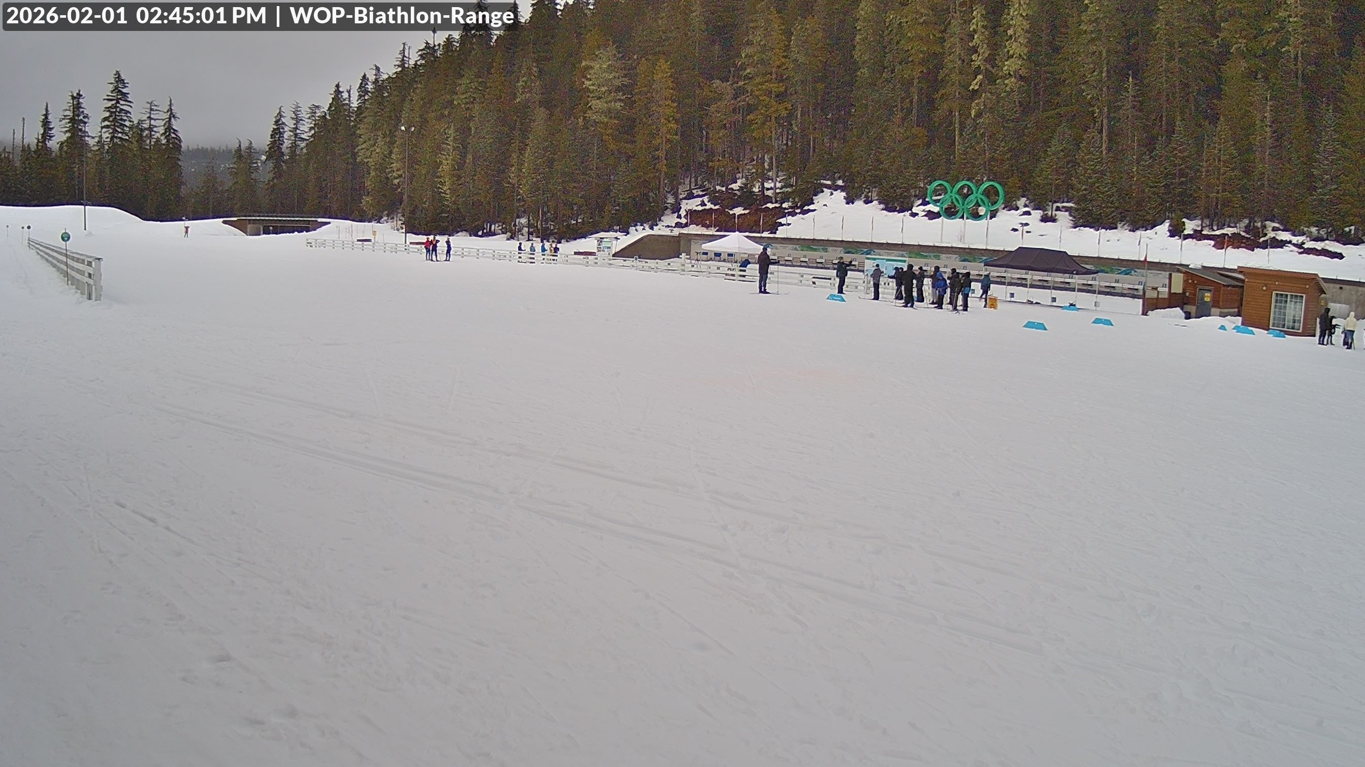 View looking North East to the Olympic Biathlon Range