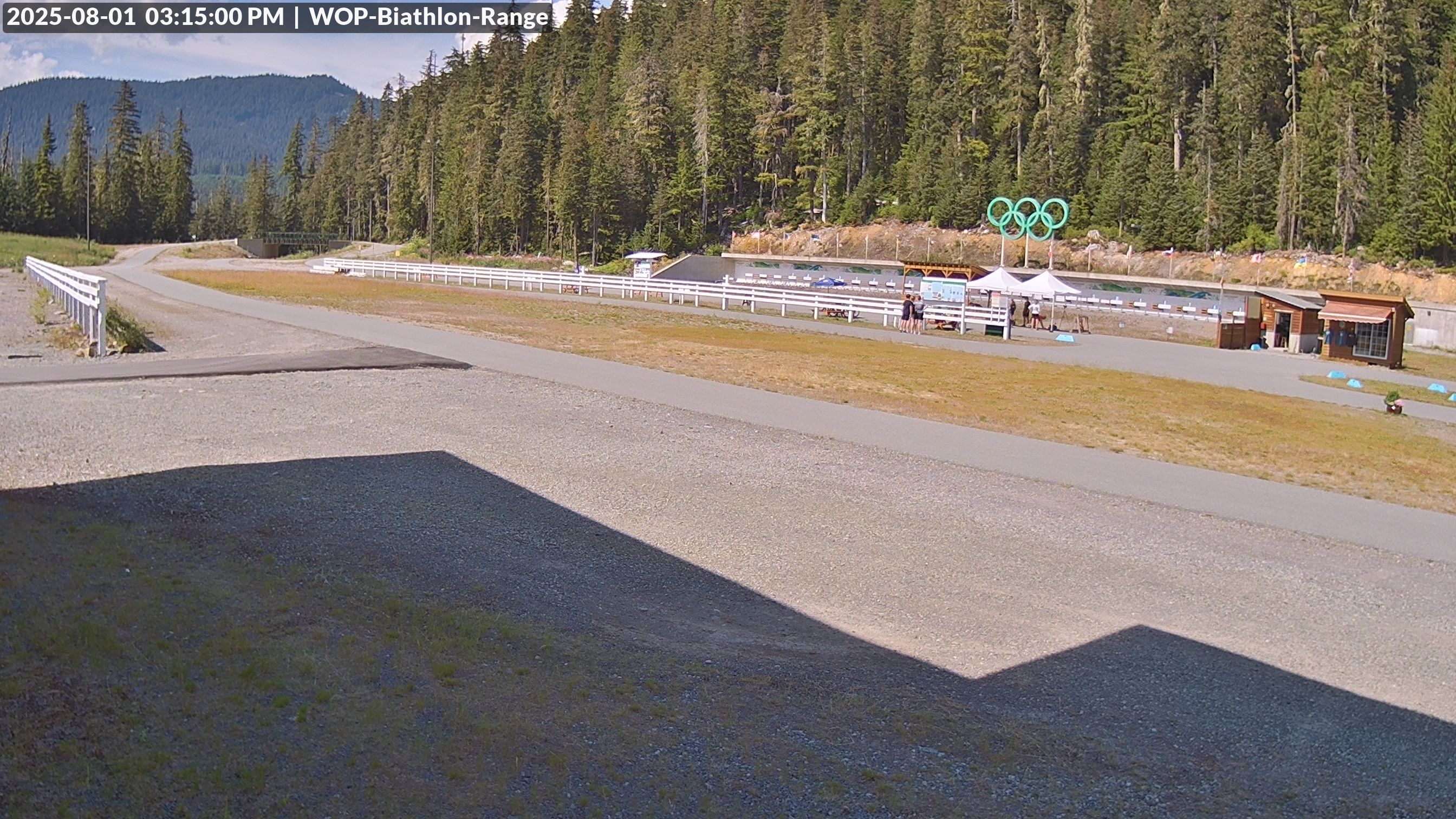 View looking North East to the Olympic Biathlon Range
