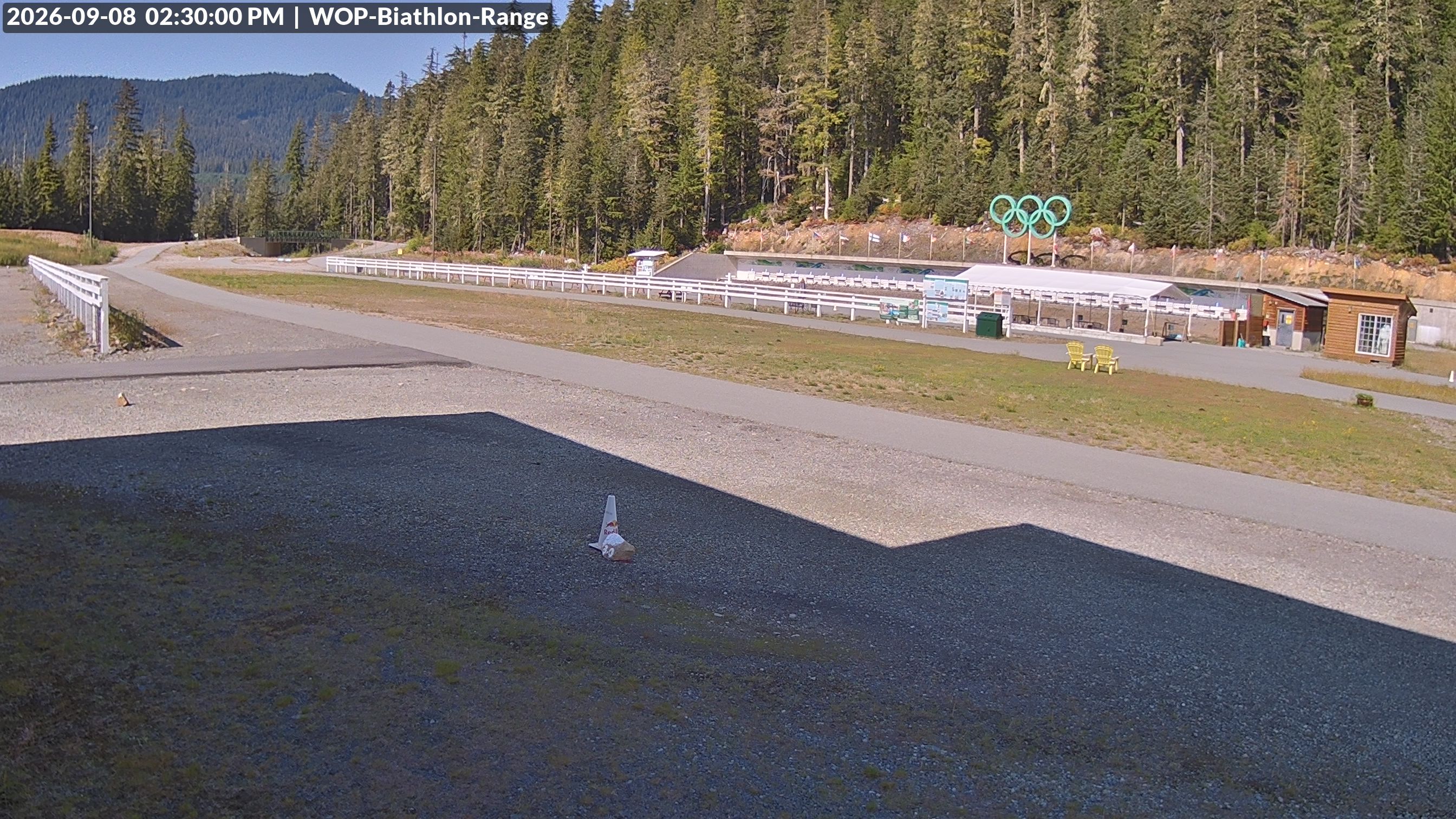 View looking North East to the Olympic Biathlon Range