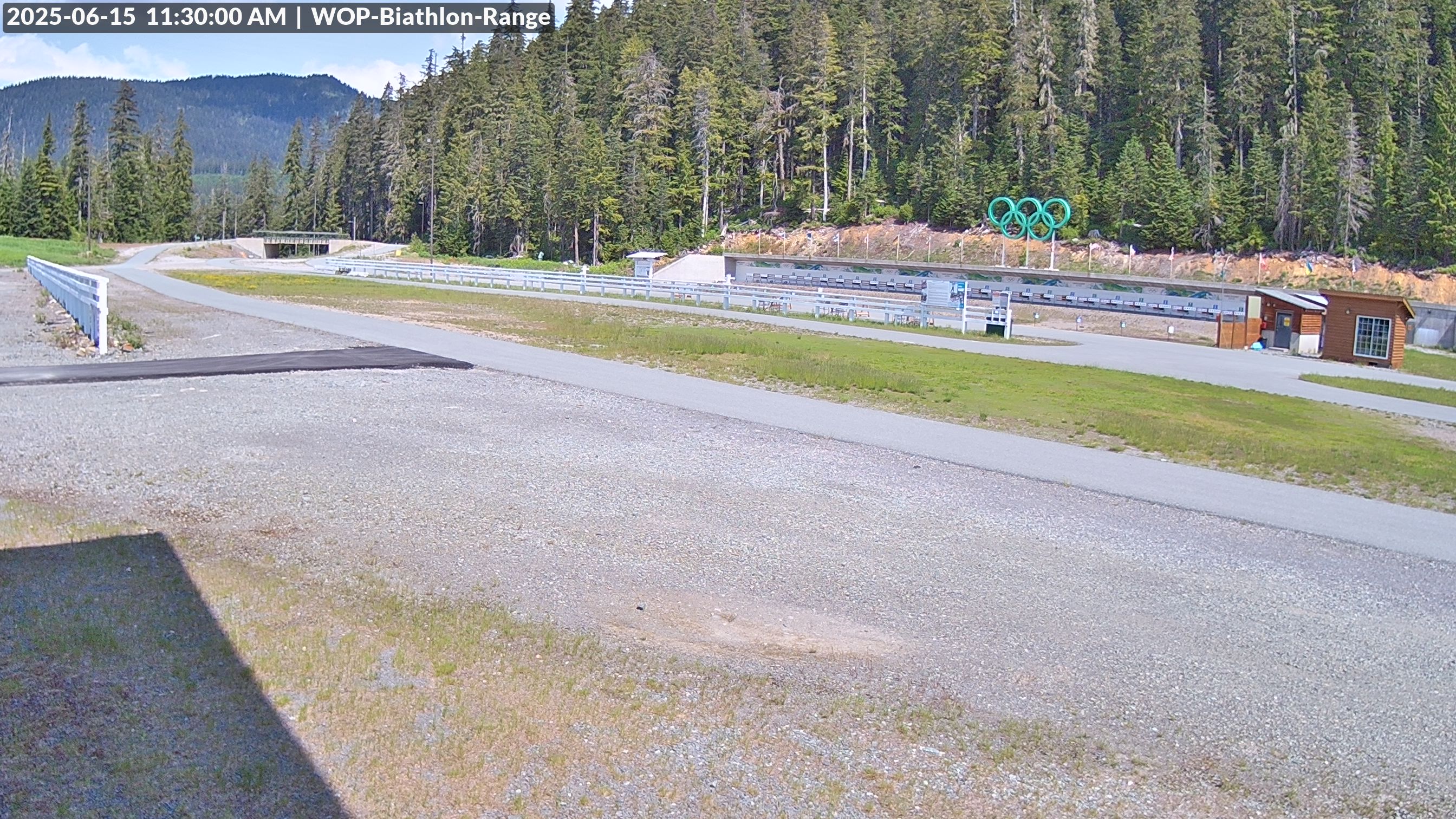 View looking North East to the Olympic Biathlon Range