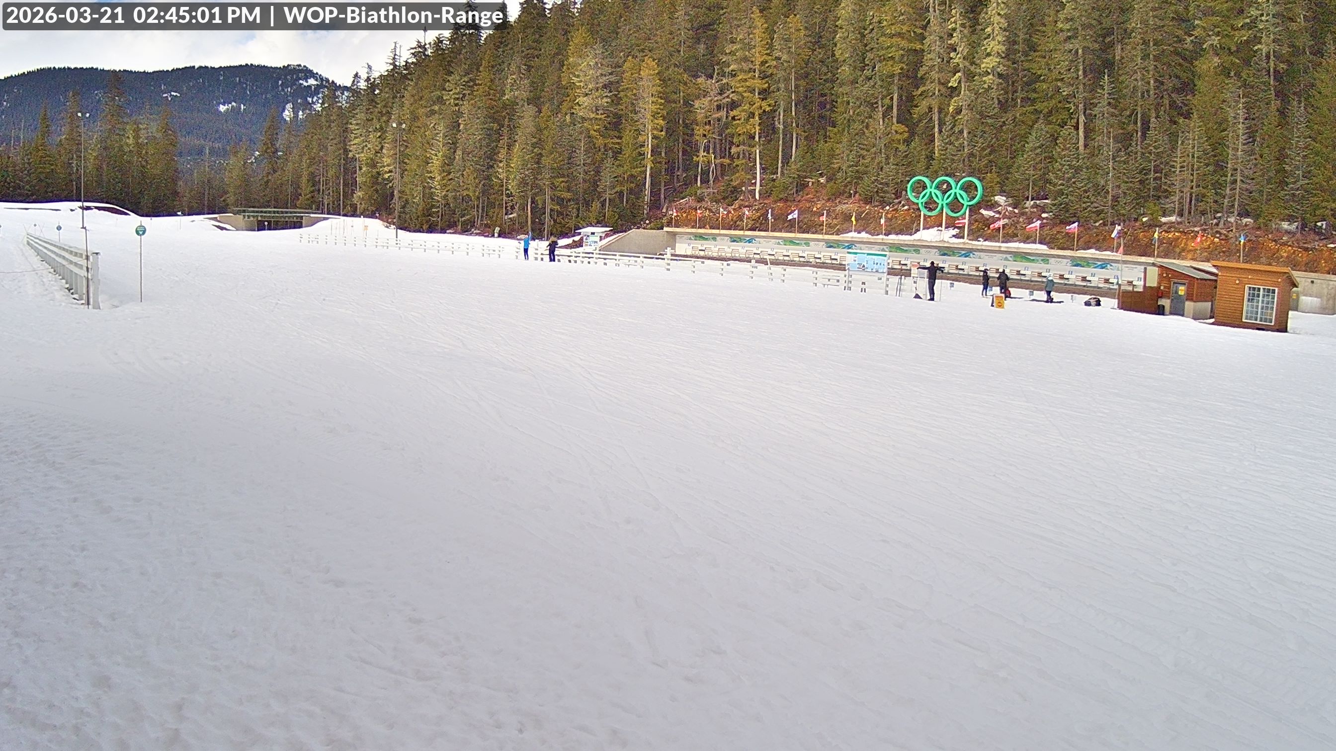 View looking North East to the Olympic Biathlon Range