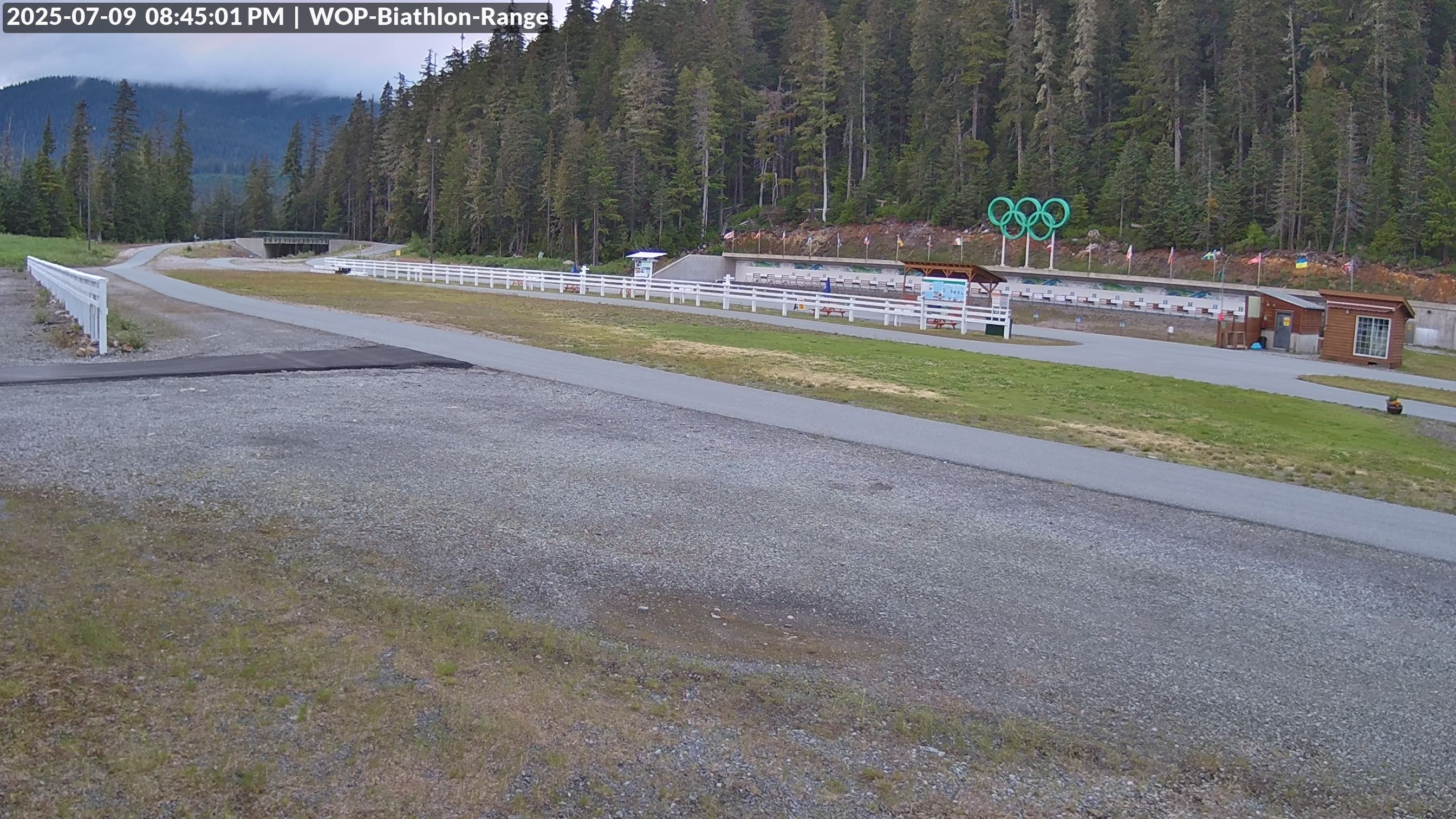 View looking North East to the Olympic Biathlon Range