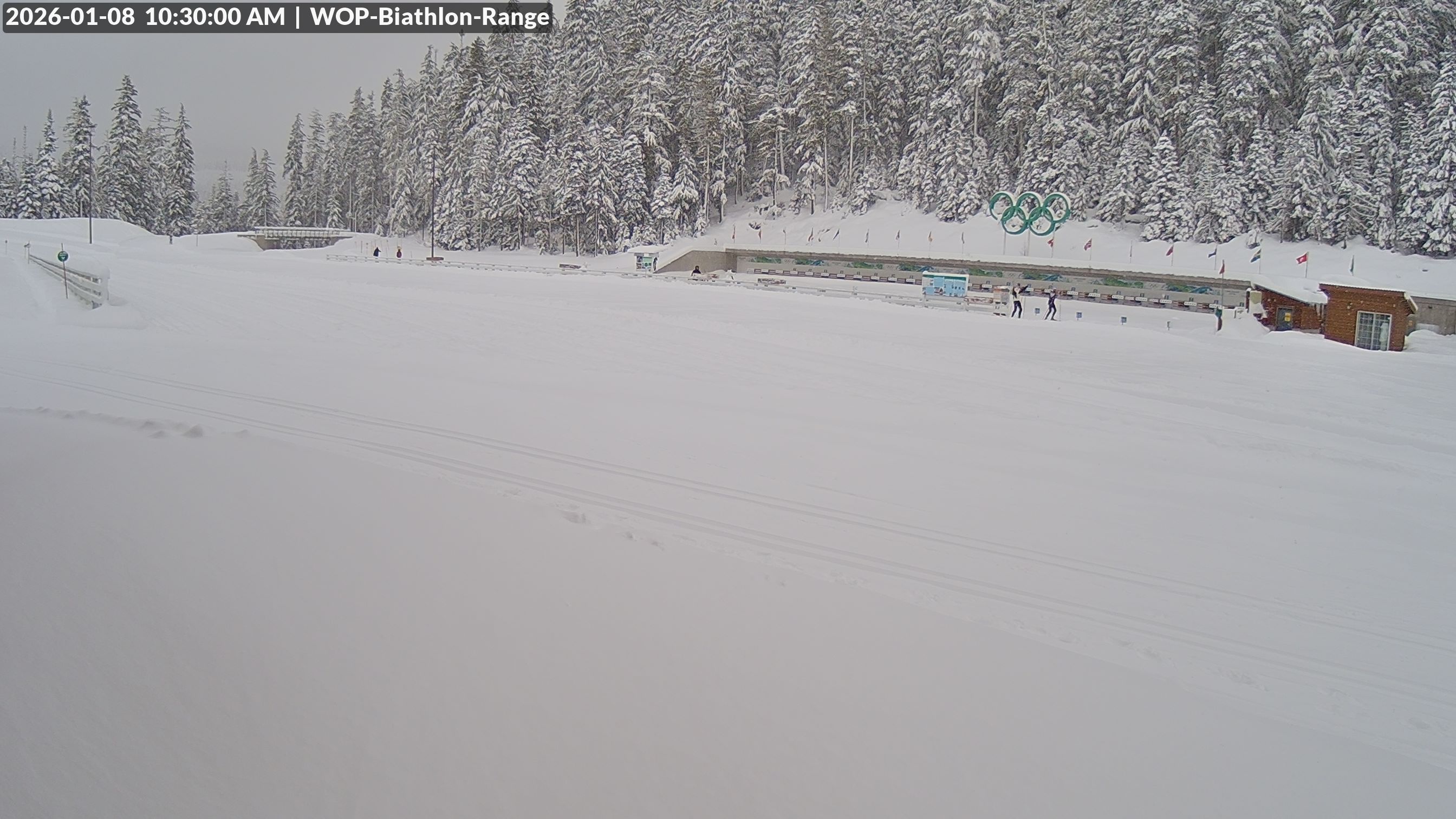 View looking North East to the Olympic Biathlon Range