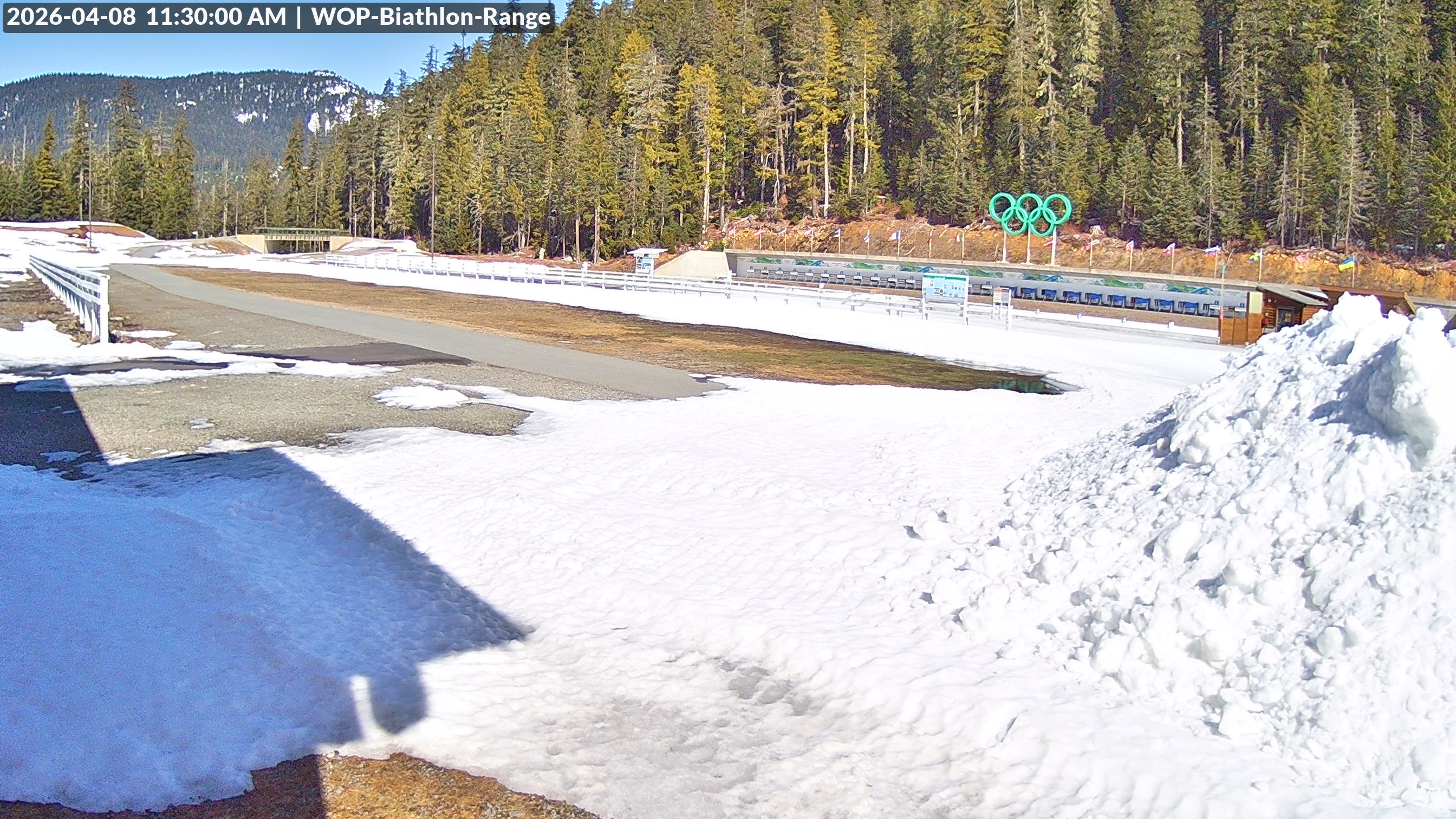 View looking North East to the Olympic Biathlon Range