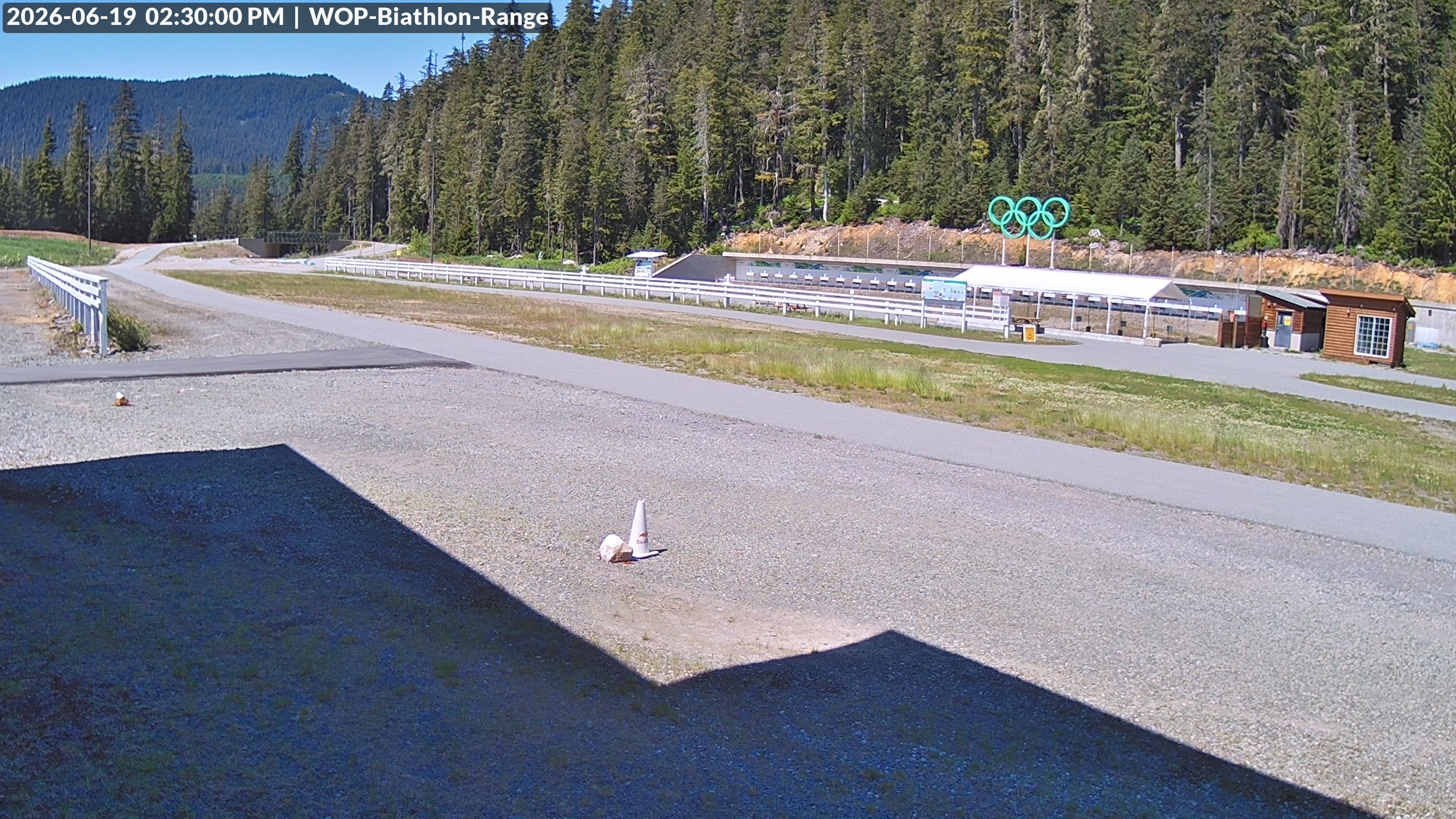 View looking North East to the Olympic Biathlon Range