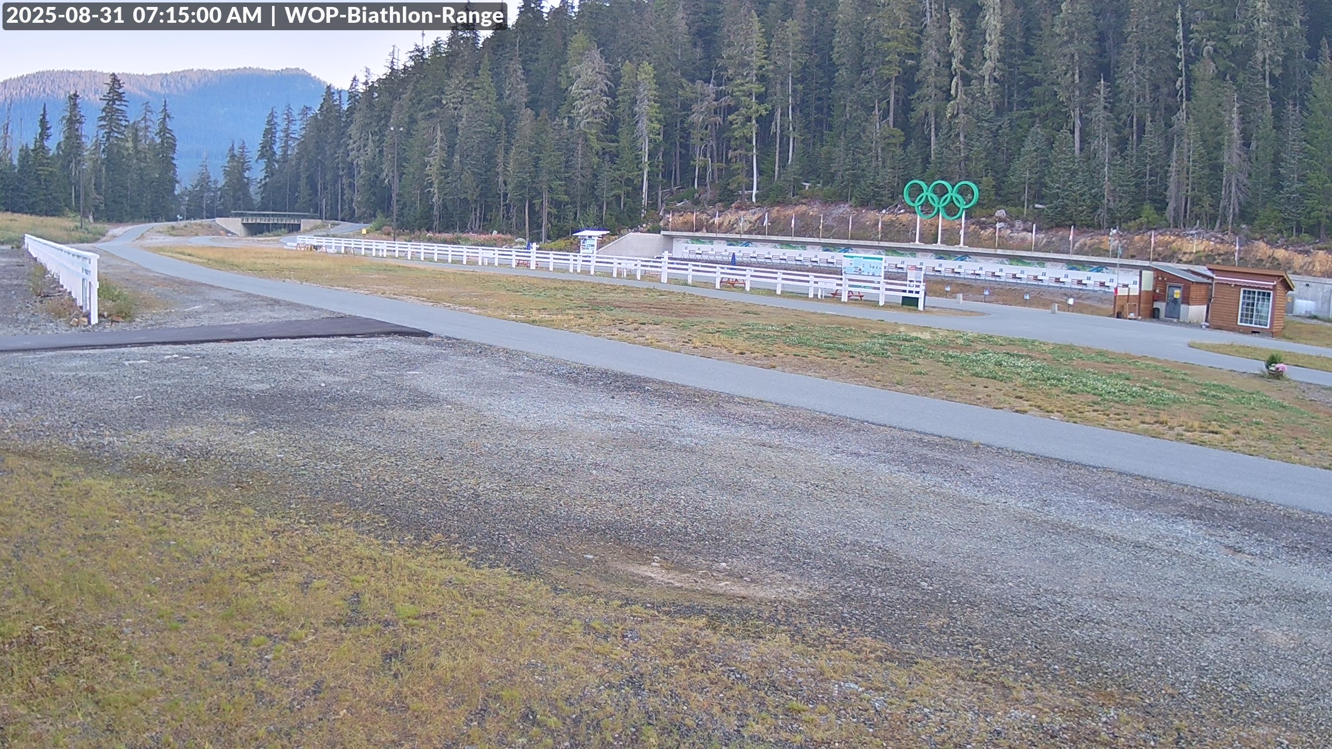 View looking North East to the Olympic Biathlon Range