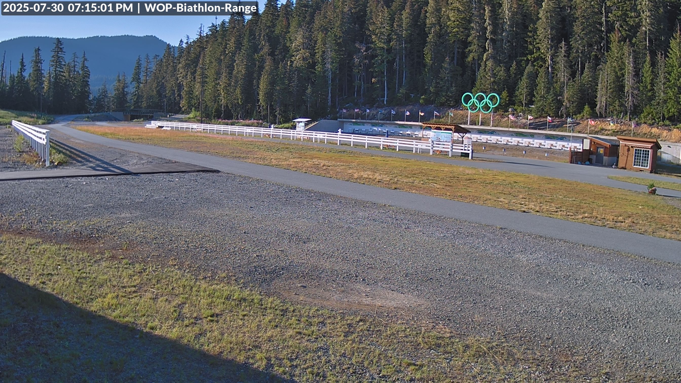 View looking North East to the Olympic Biathlon Range
