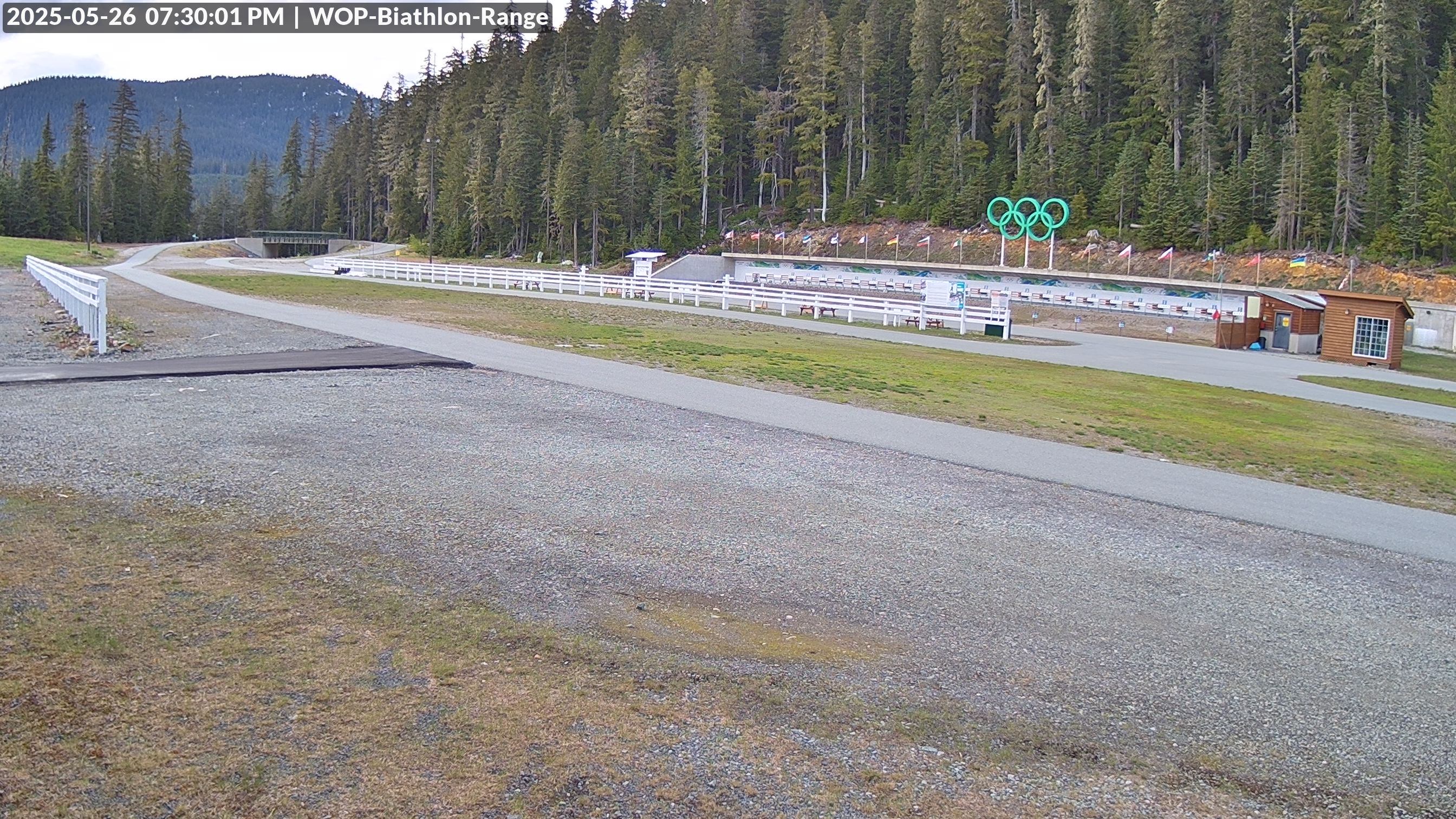View looking North East to the Olympic Biathlon Range