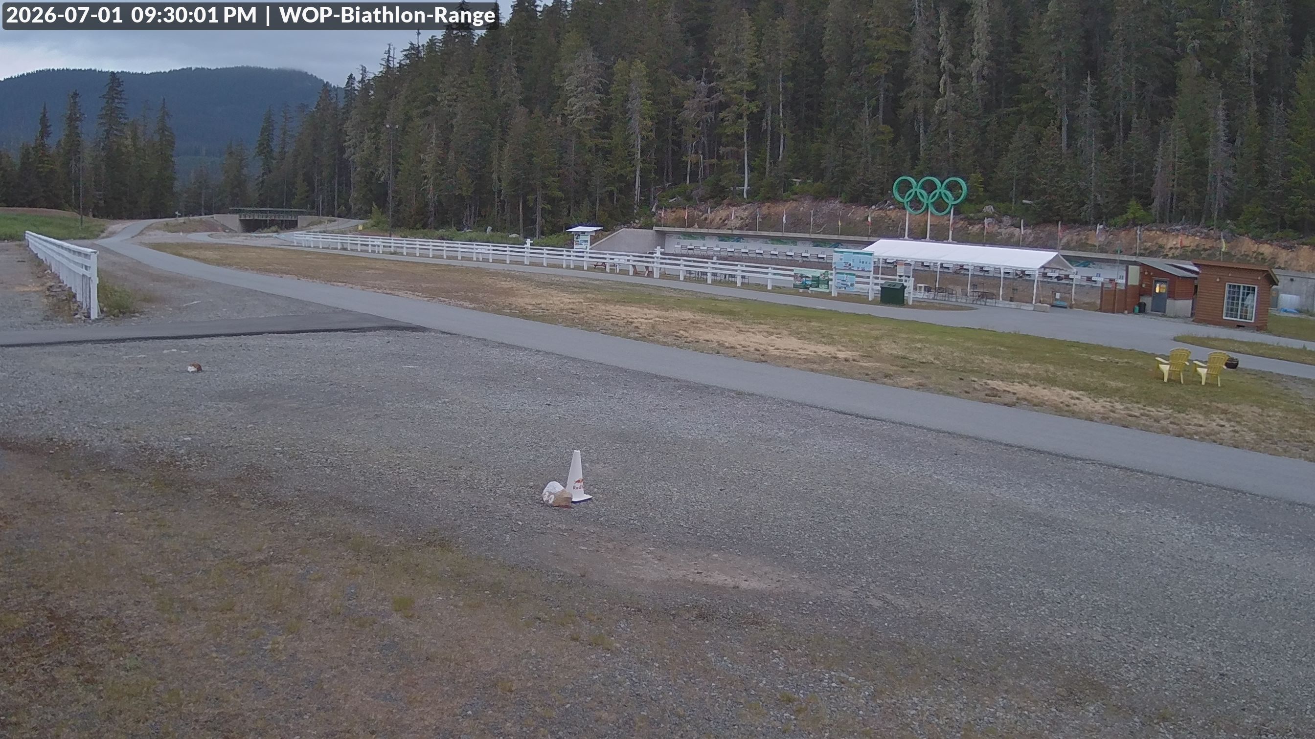 View looking North East to the Olympic Biathlon Range