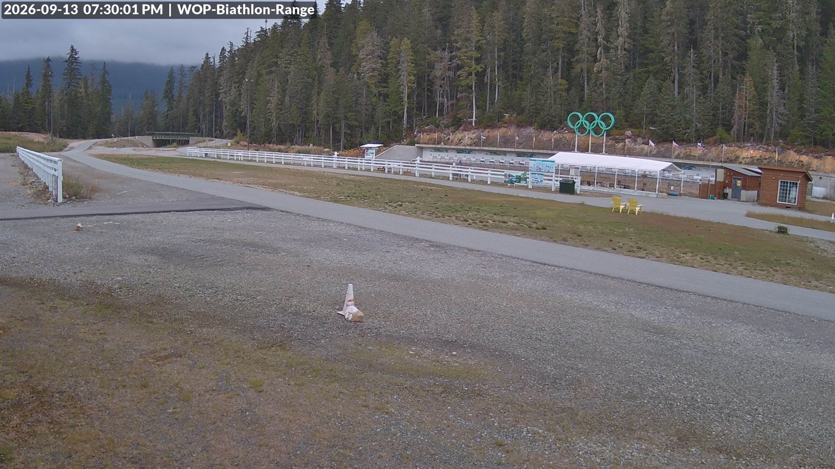 View looking North East to the Olympic Biathlon Range