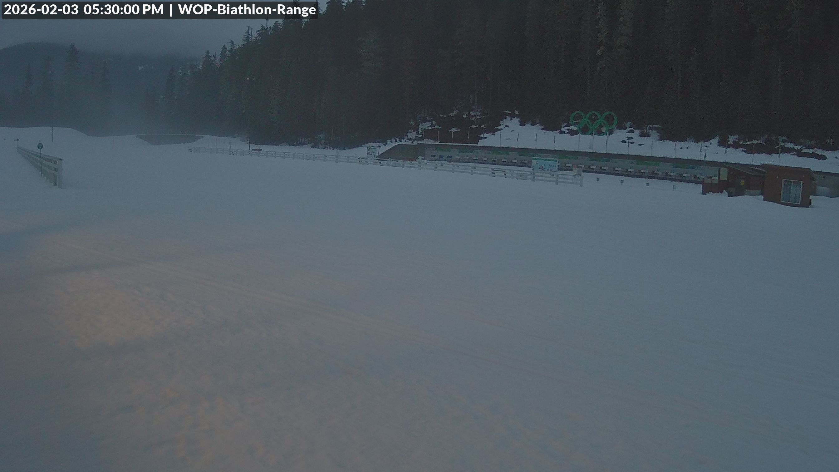 View looking North East to the Olympic Biathlon Range
