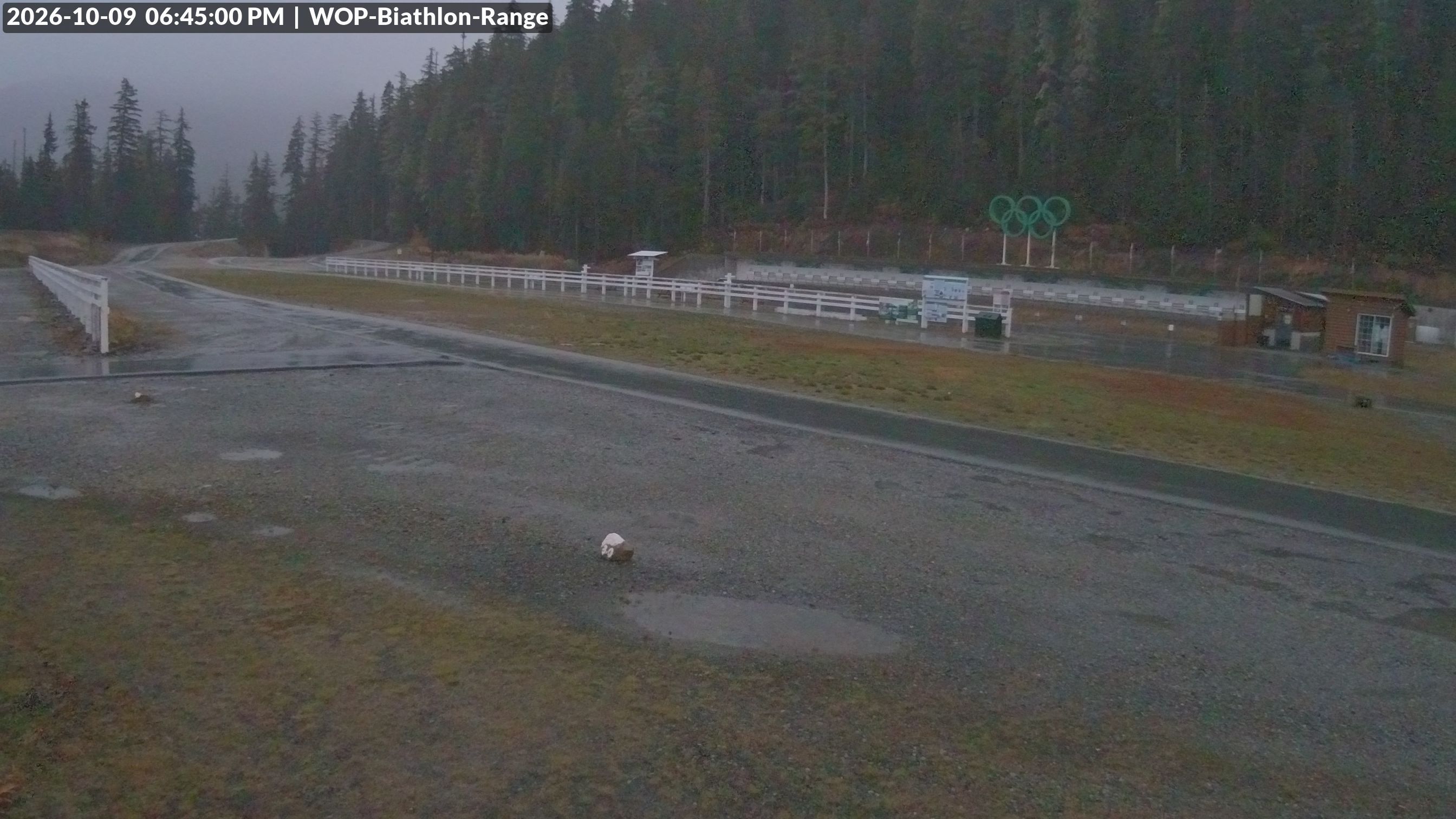 View looking North East to the Olympic Biathlon Range