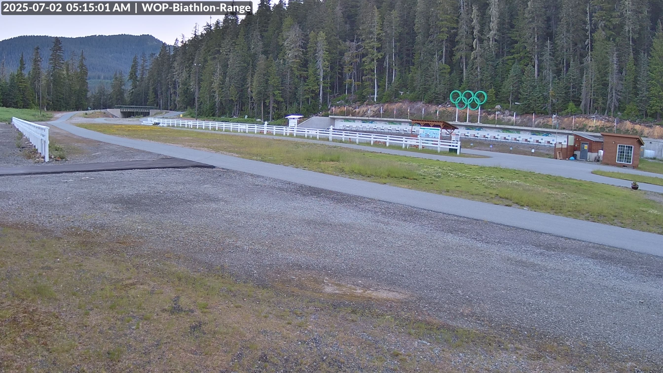 View looking North East to the Olympic Biathlon Range