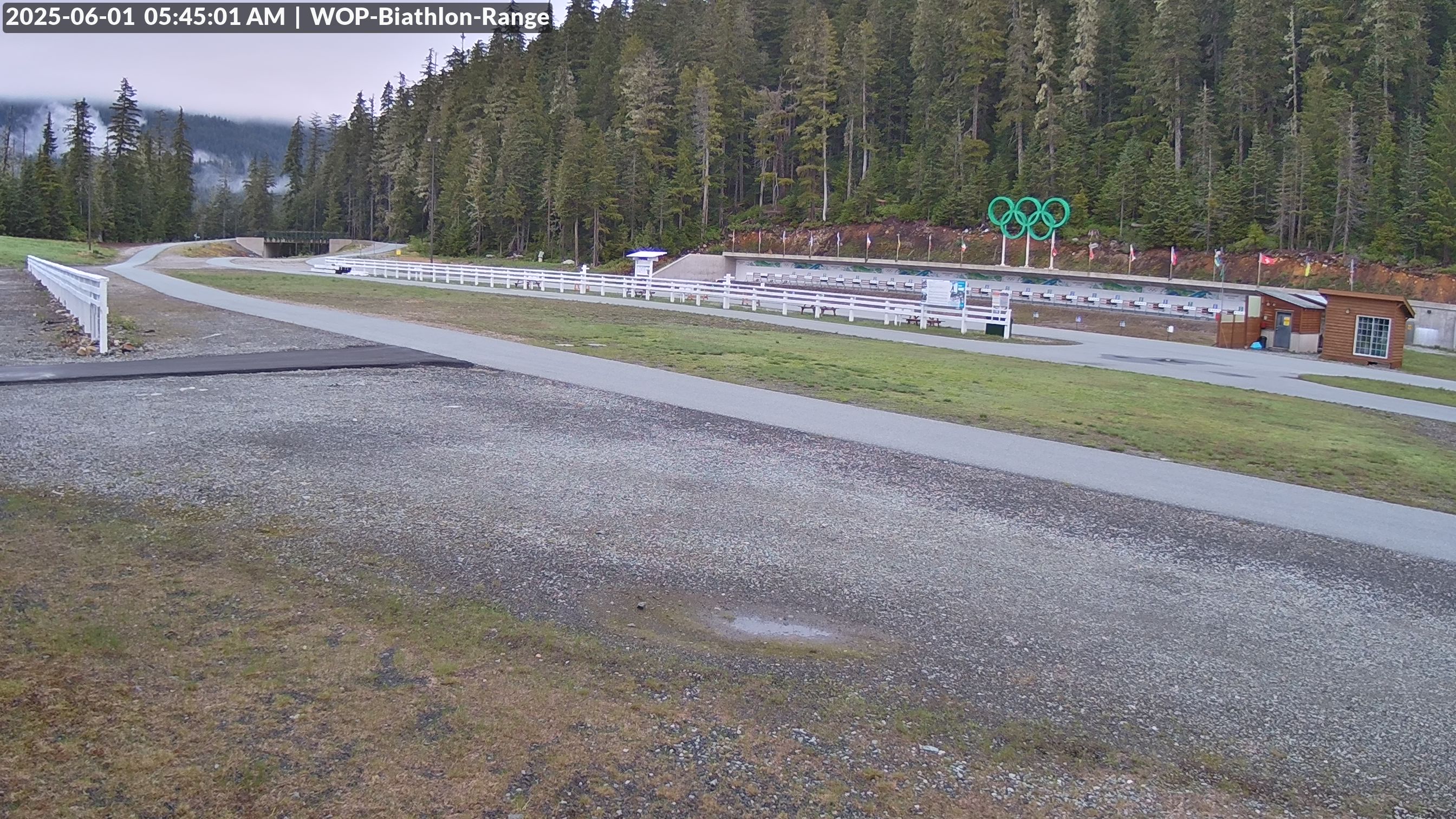 View looking North East to the Olympic Biathlon Range