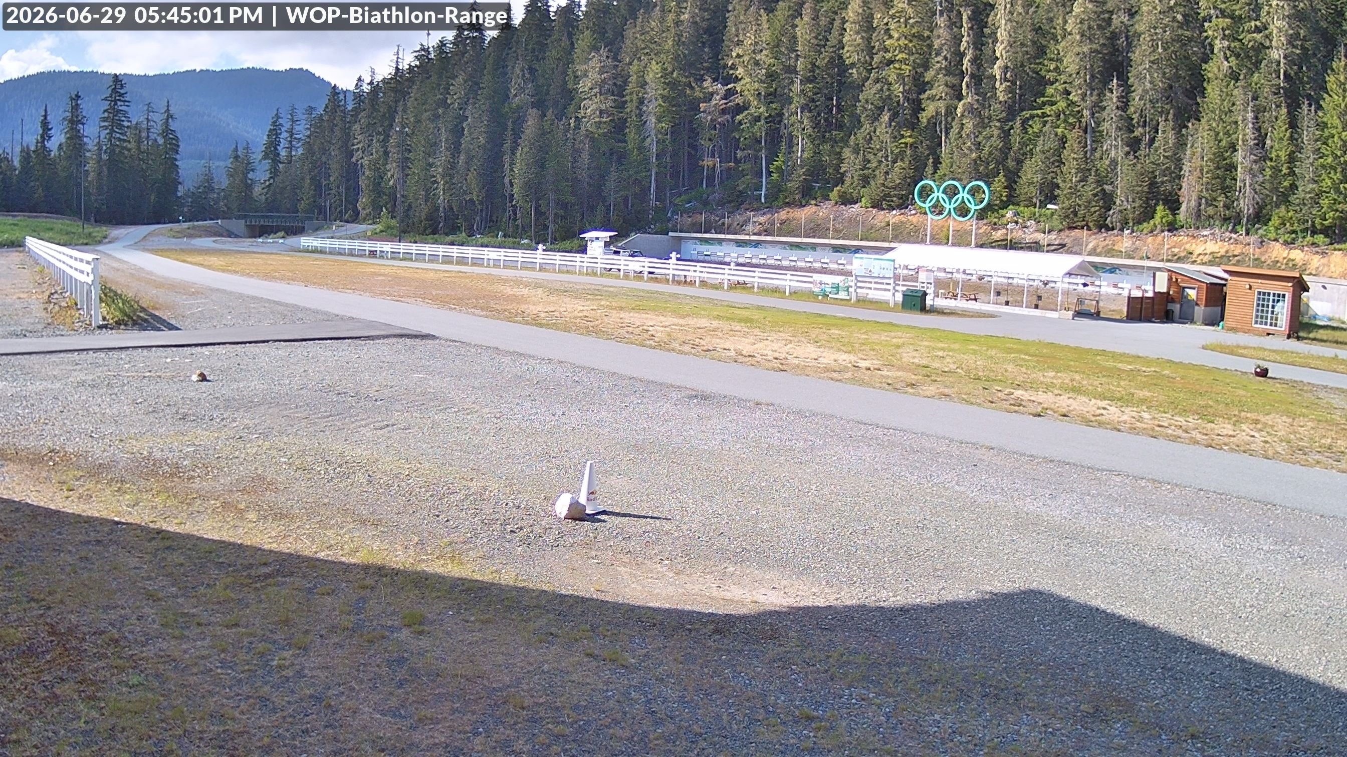 View looking North East to the Olympic Biathlon Range