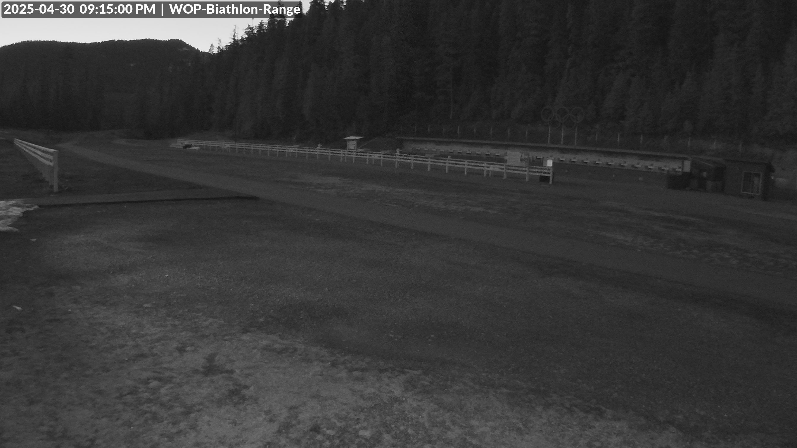 View looking North East to the Olympic Biathlon Range