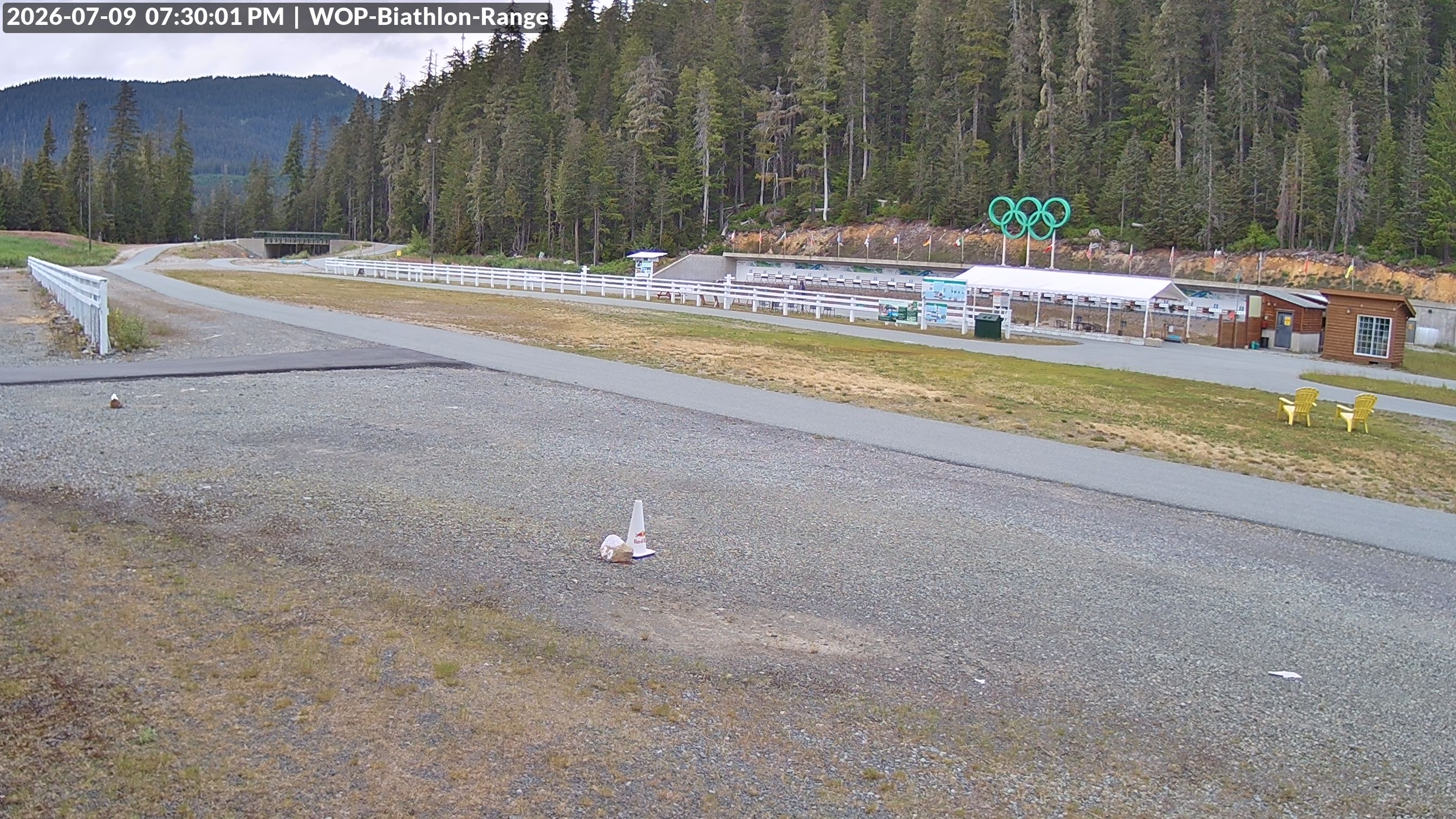 View looking North East to the Olympic Biathlon Range