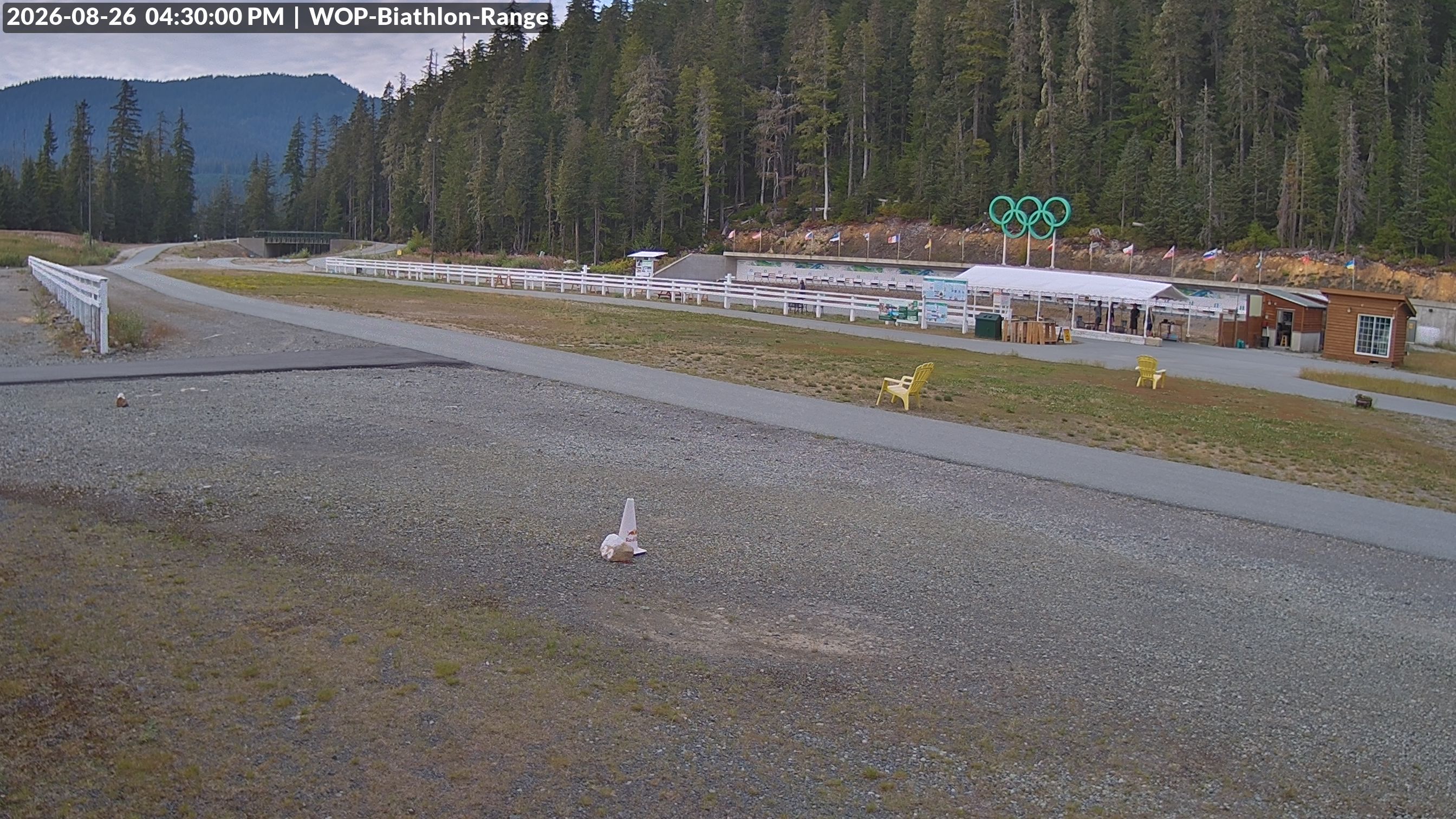 View looking North East to the Olympic Biathlon Range