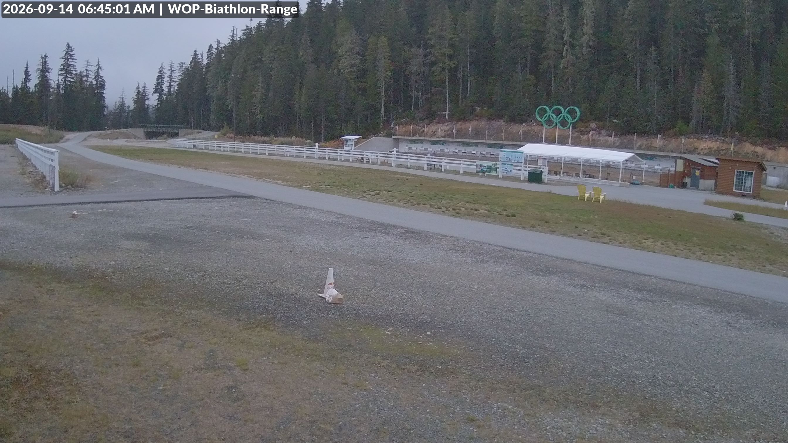 View looking North East to the Olympic Biathlon Range