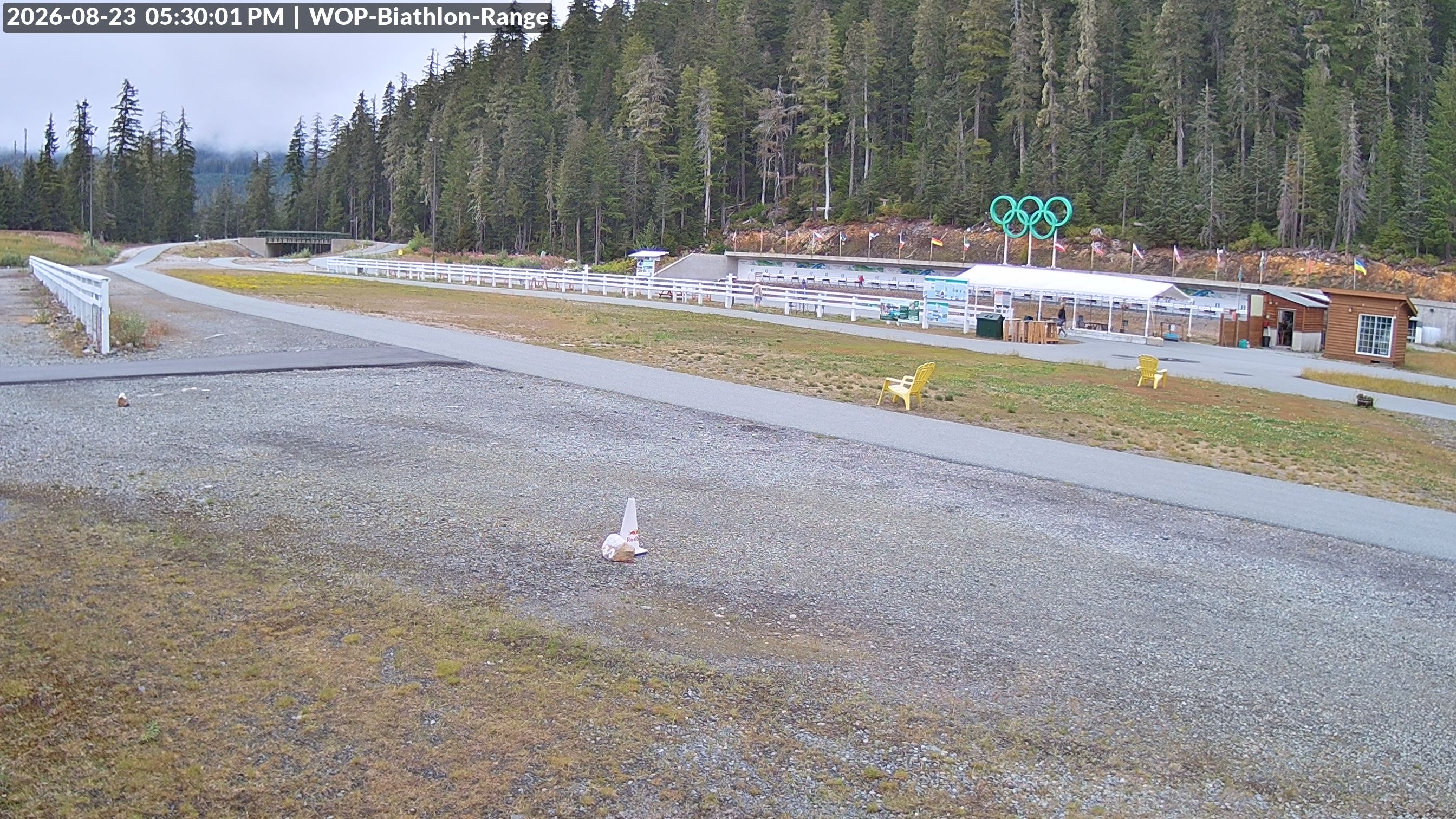 View looking North East to the Olympic Biathlon Range