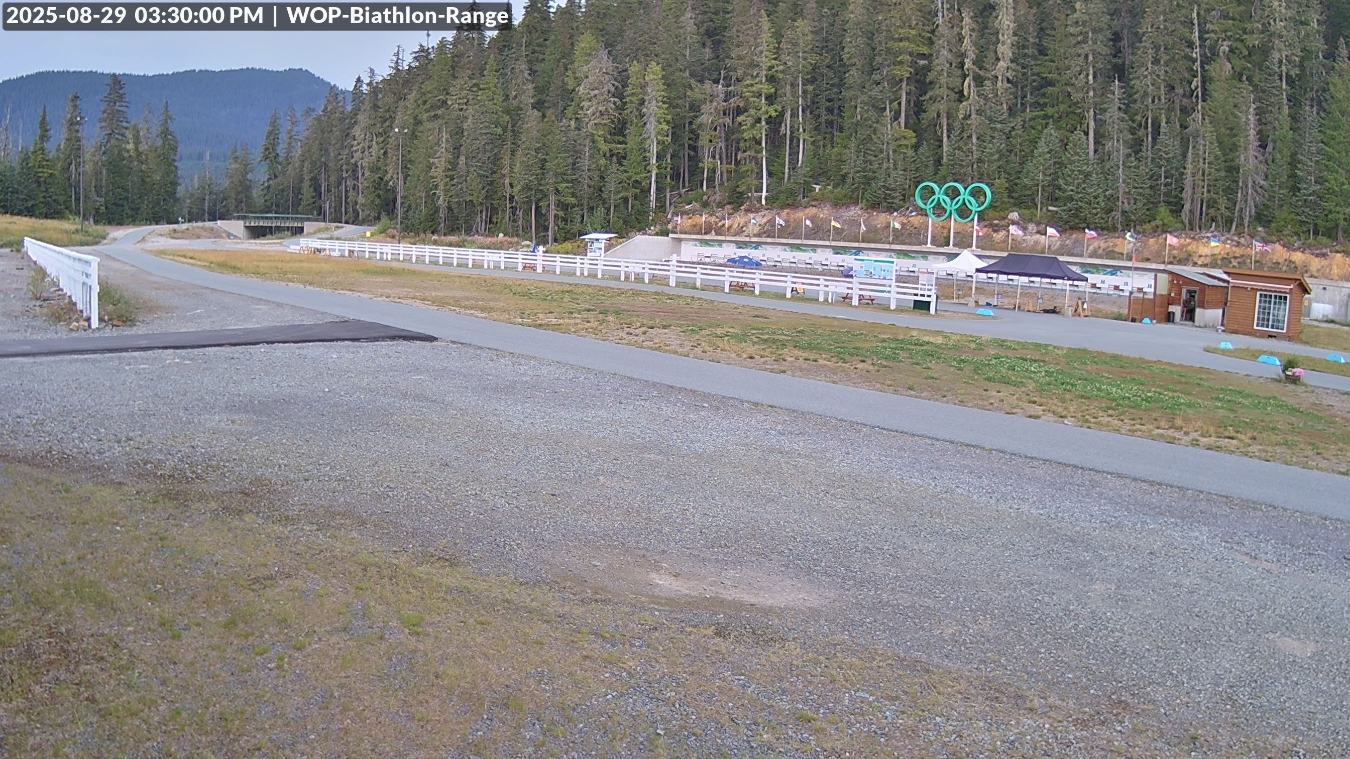 View looking North East to the Olympic Biathlon Range