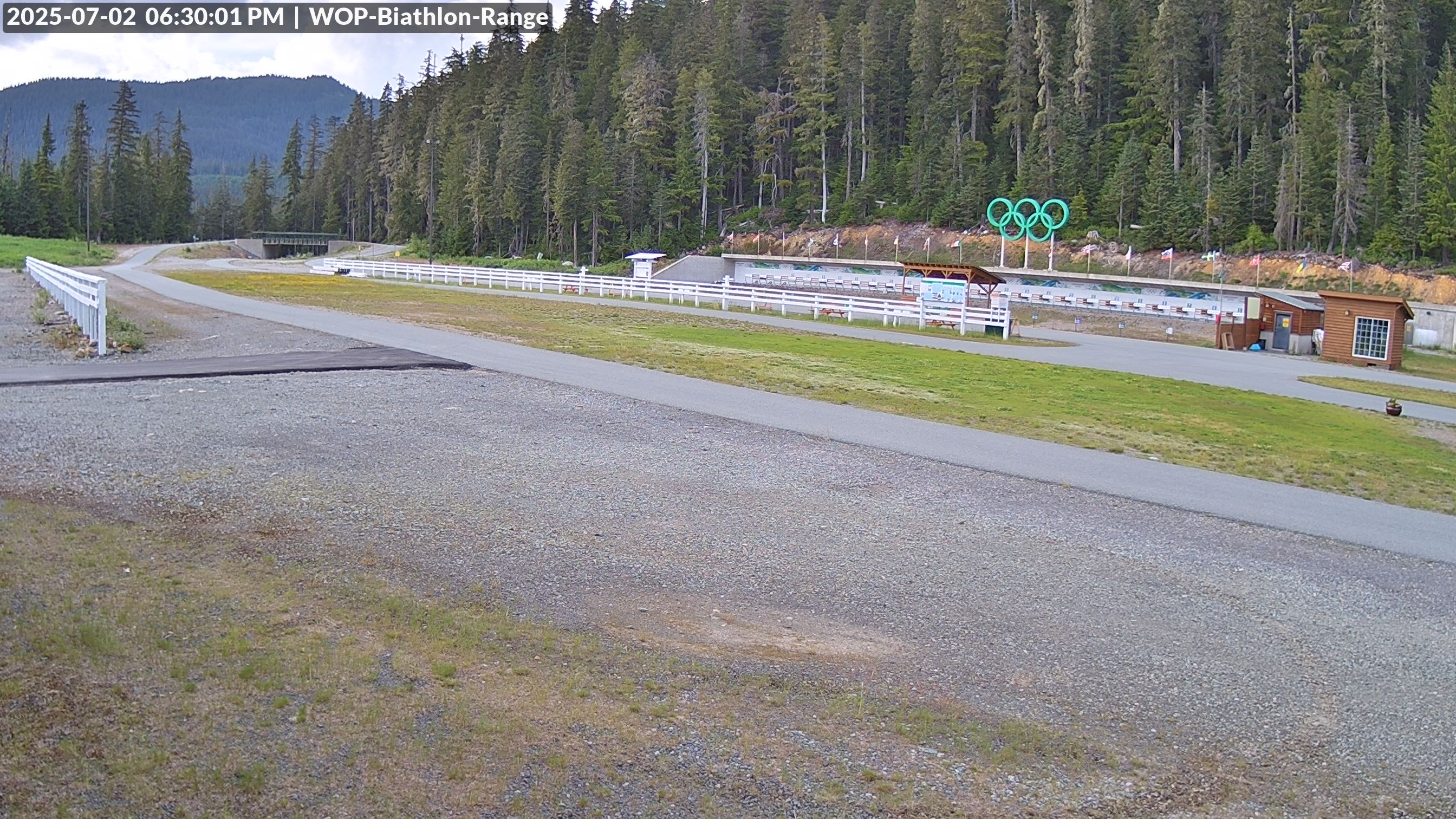 View looking North East to the Olympic Biathlon Range