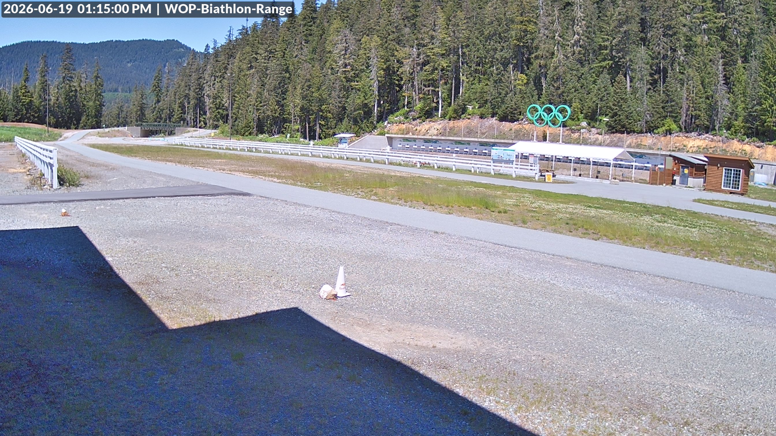 View looking North East to the Olympic Biathlon Range