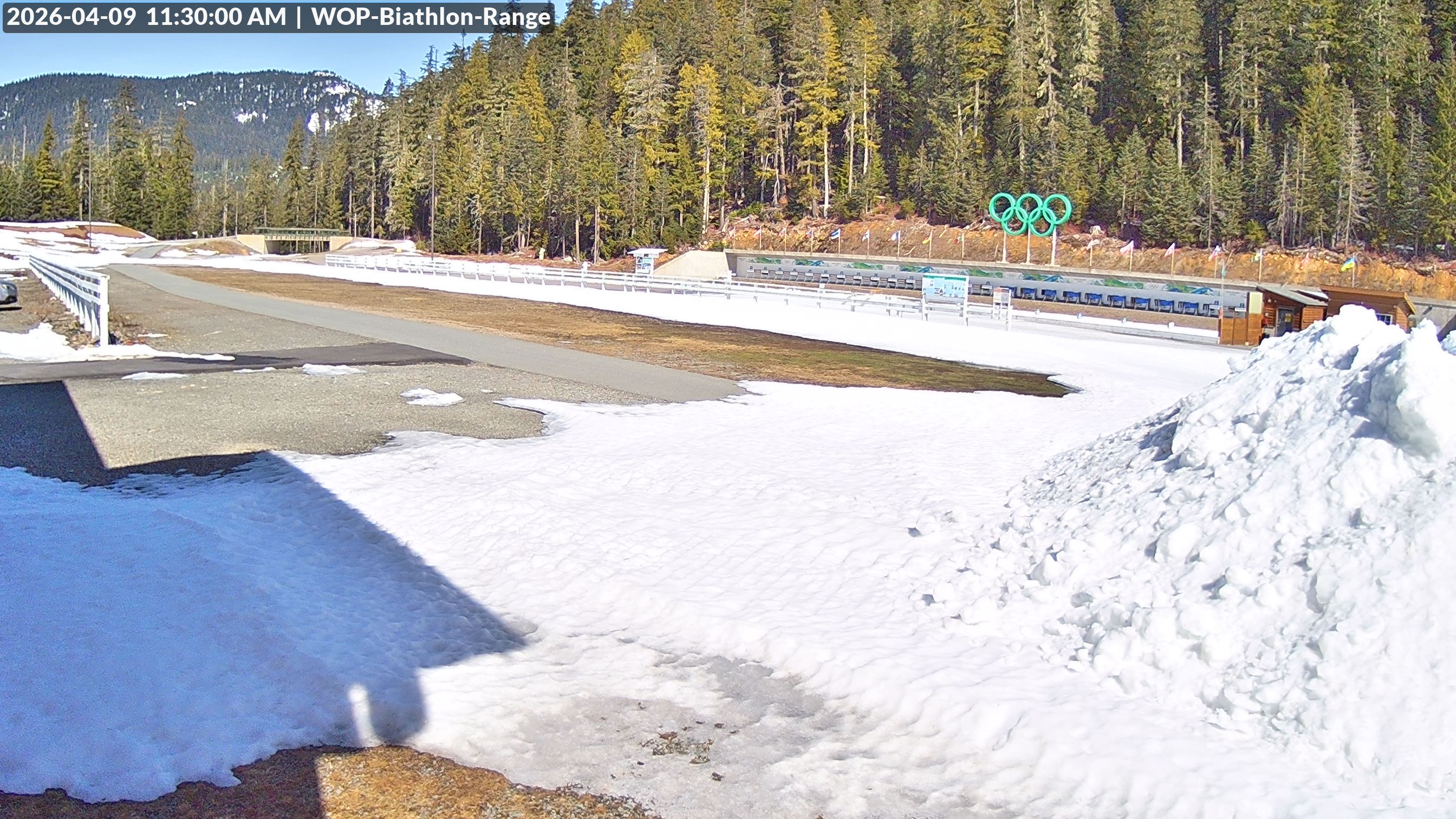 View looking North East to the Olympic Biathlon Range