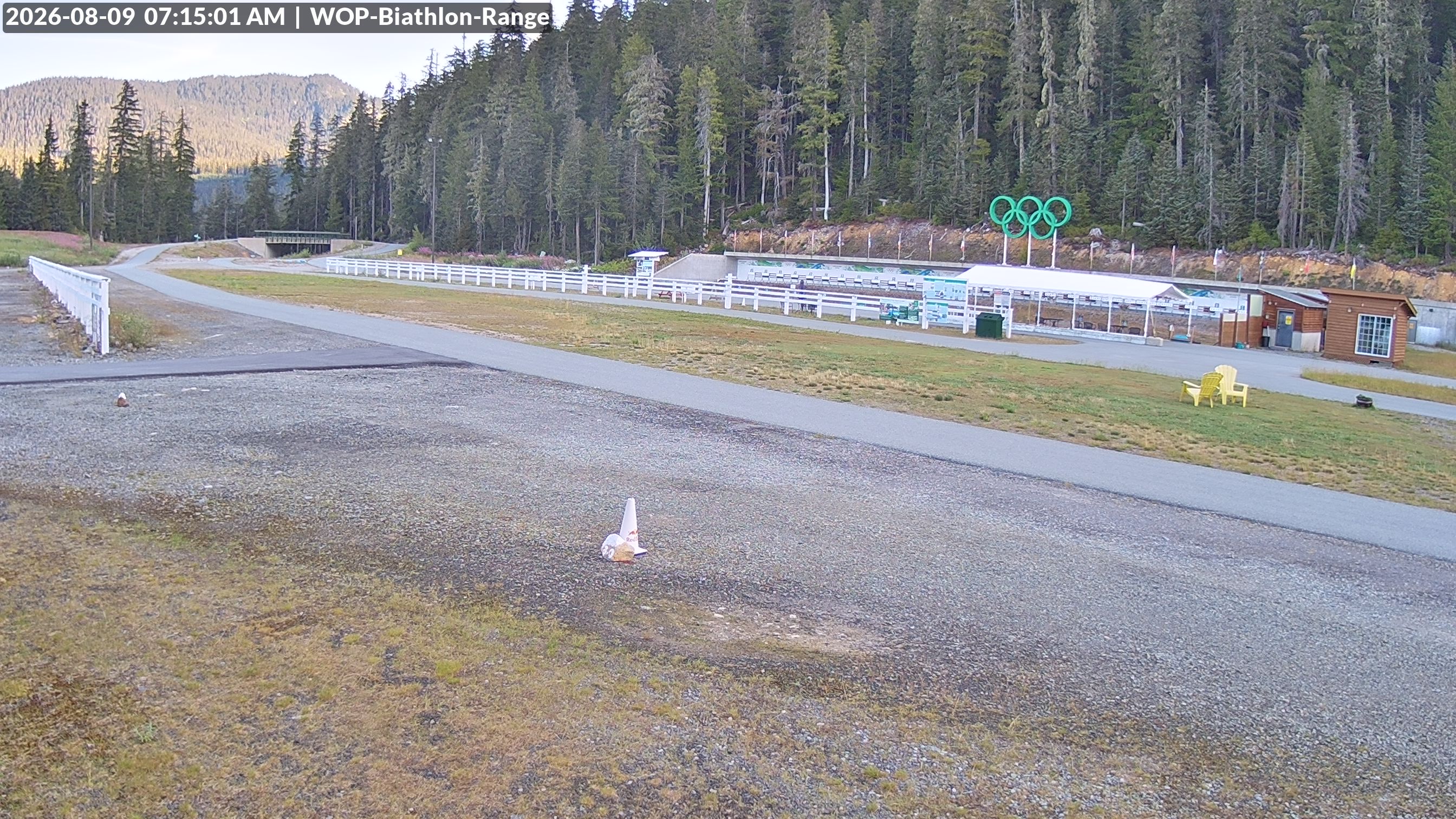 View looking North East to the Olympic Biathlon Range