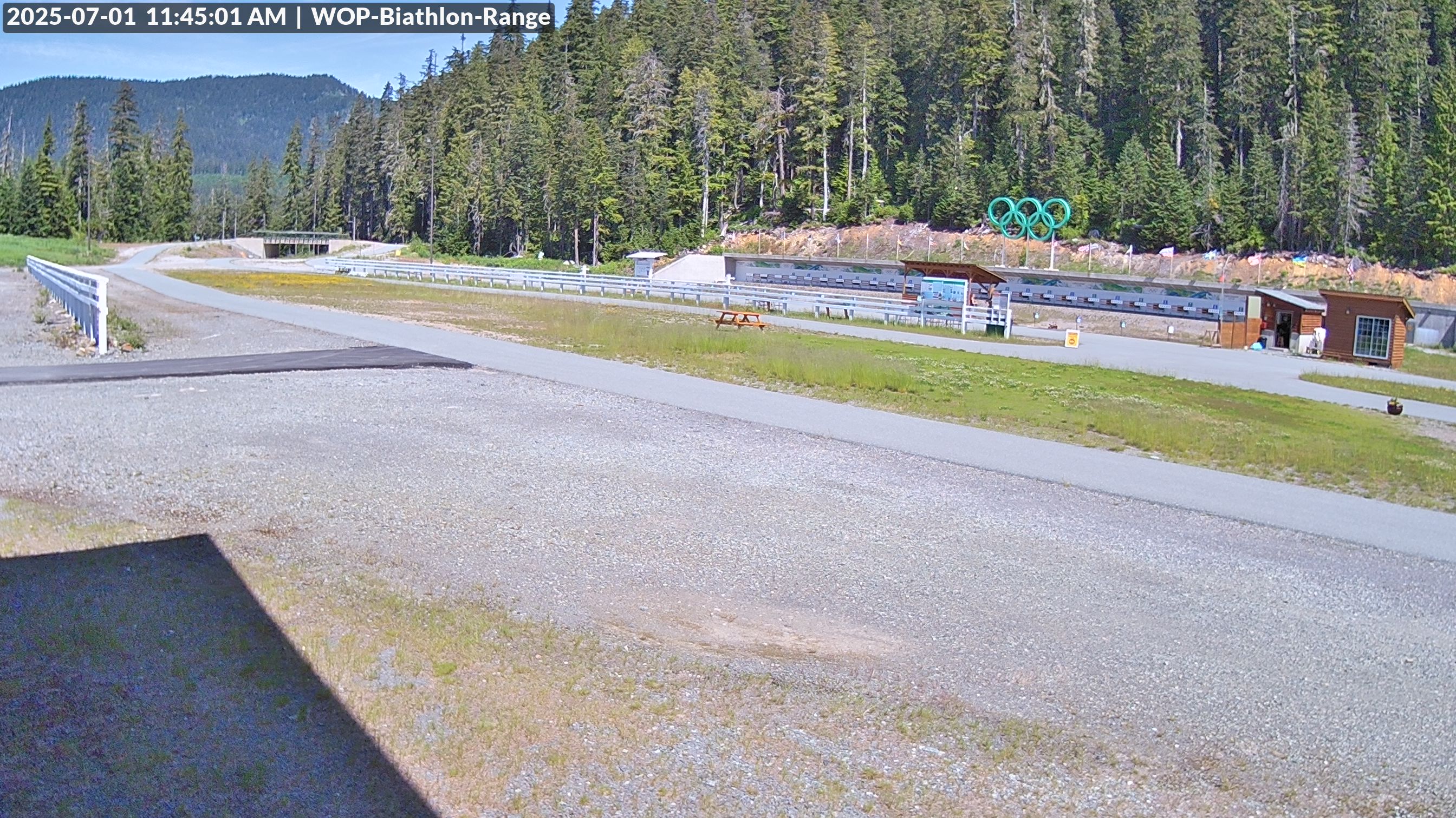 View looking North East to the Olympic Biathlon Range