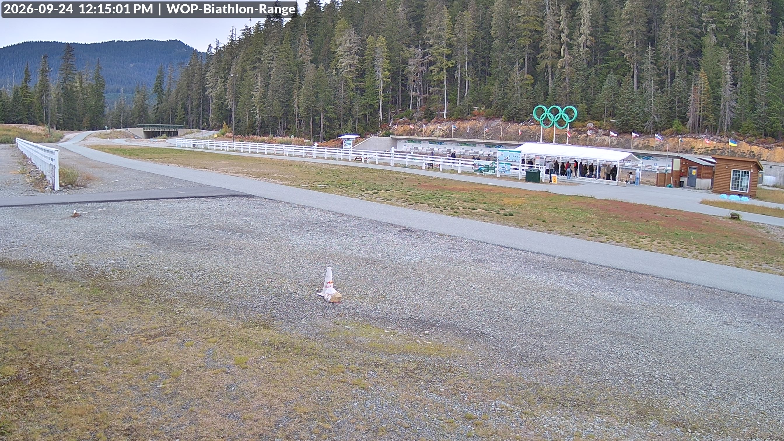 View looking North East to the Olympic Biathlon Range
