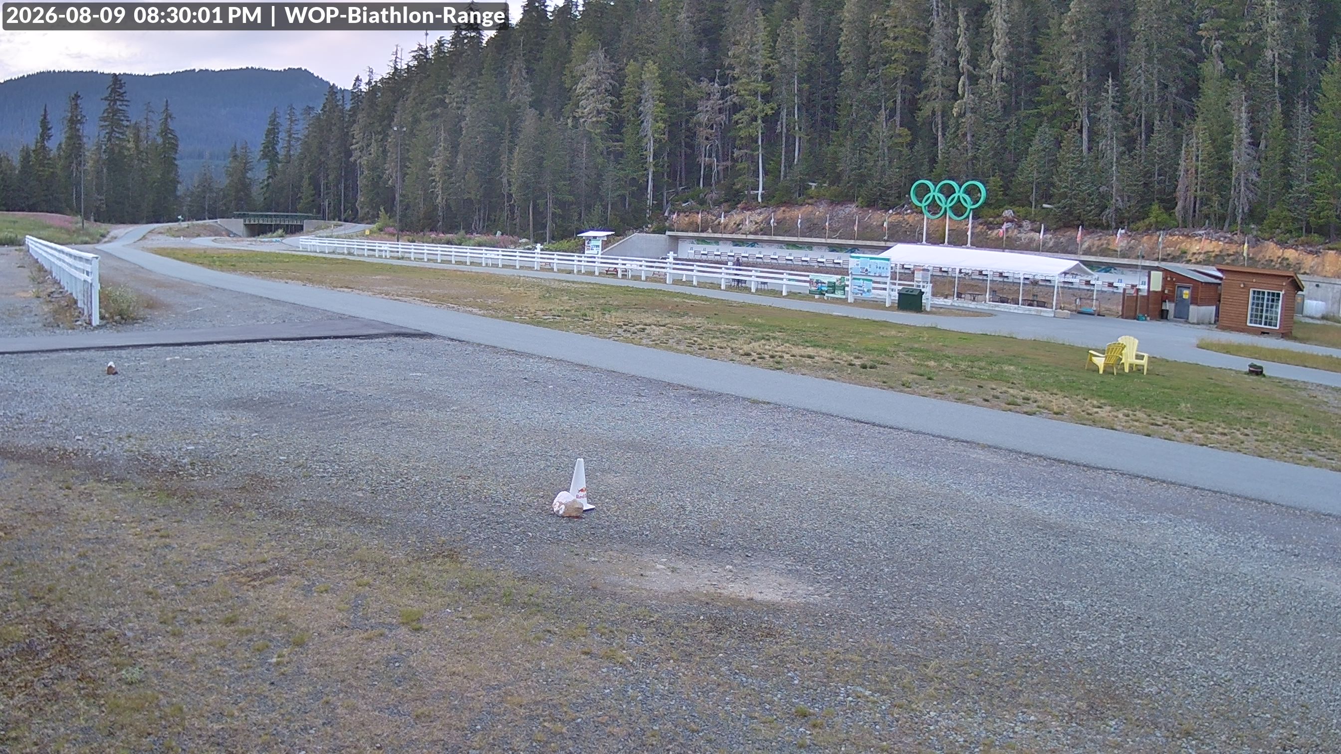 View looking North East to the Olympic Biathlon Range