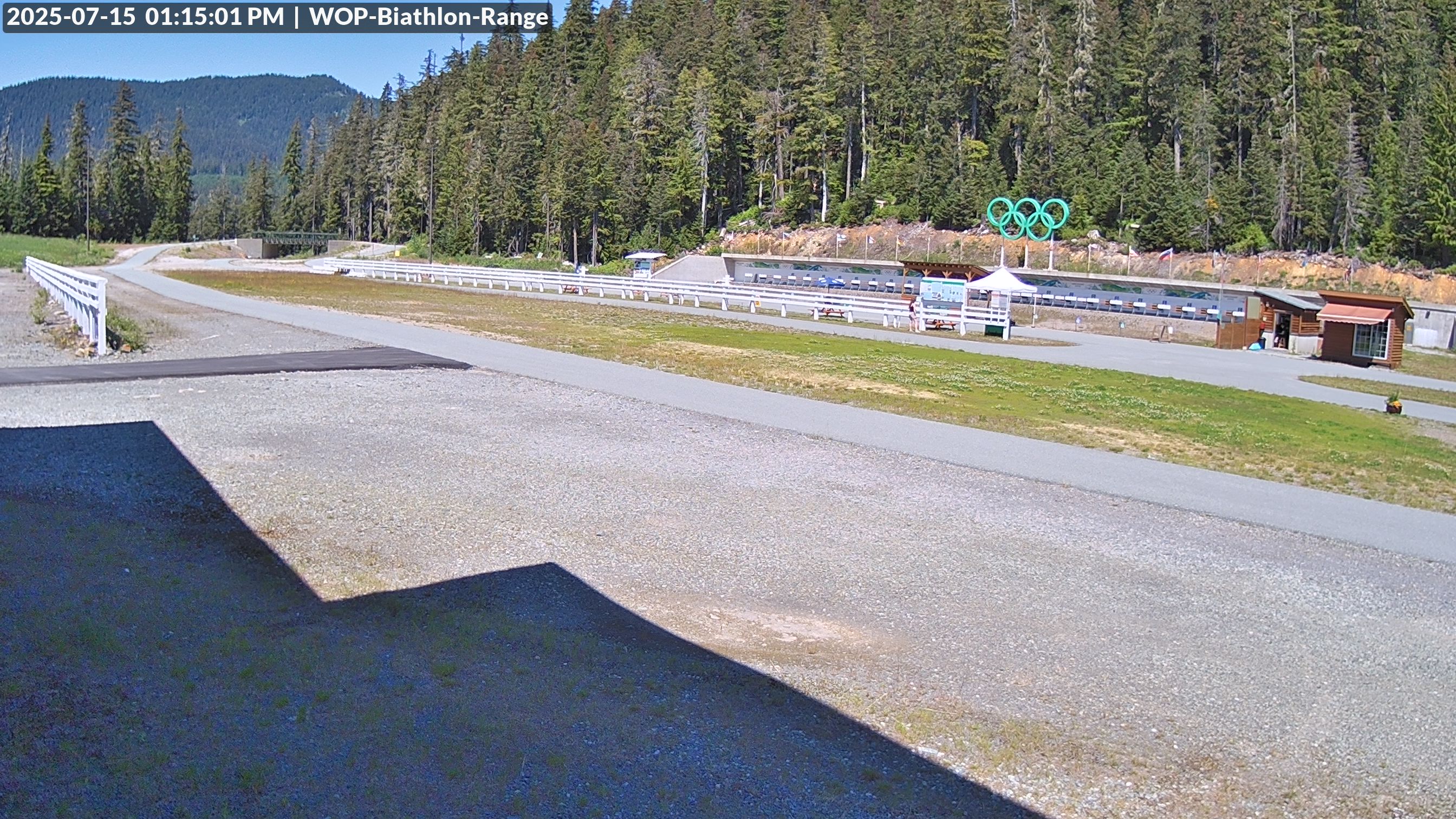 View looking North East to the Olympic Biathlon Range