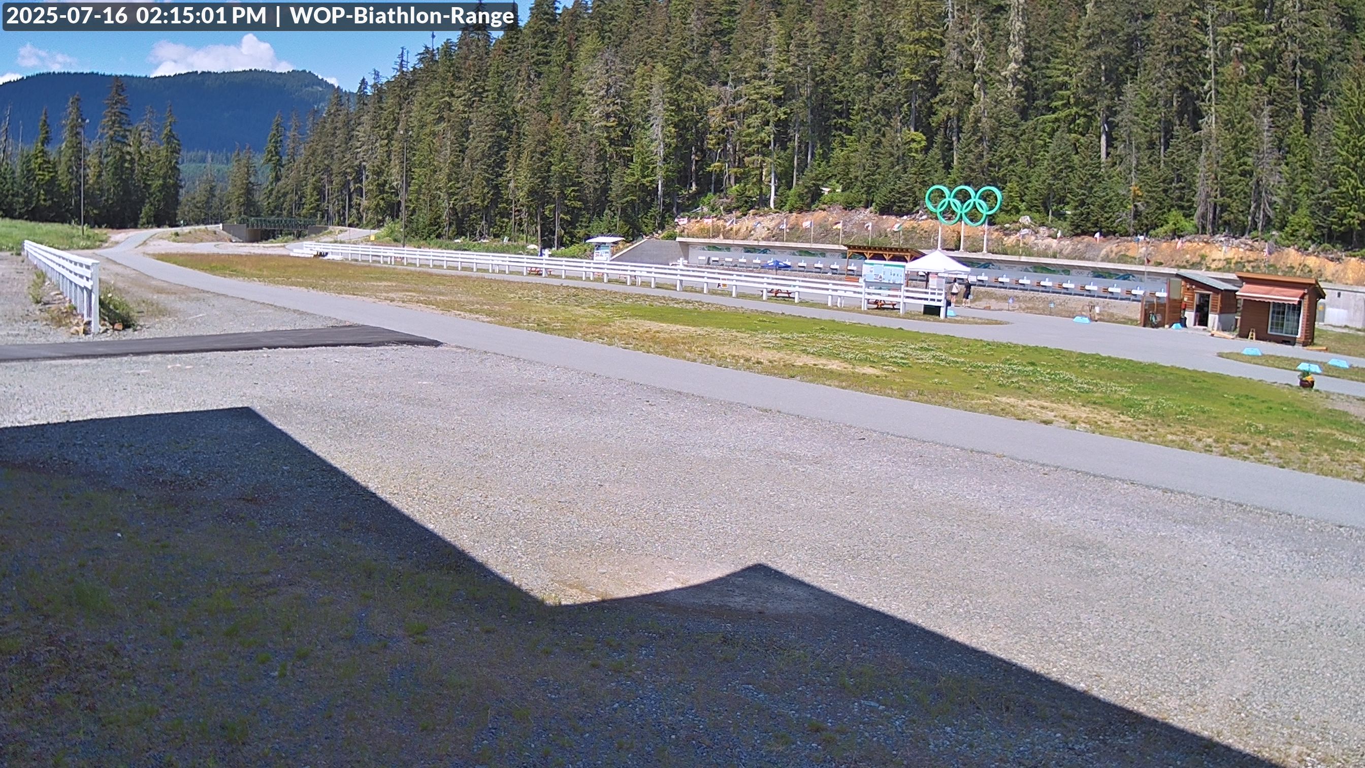 View looking North East to the Olympic Biathlon Range