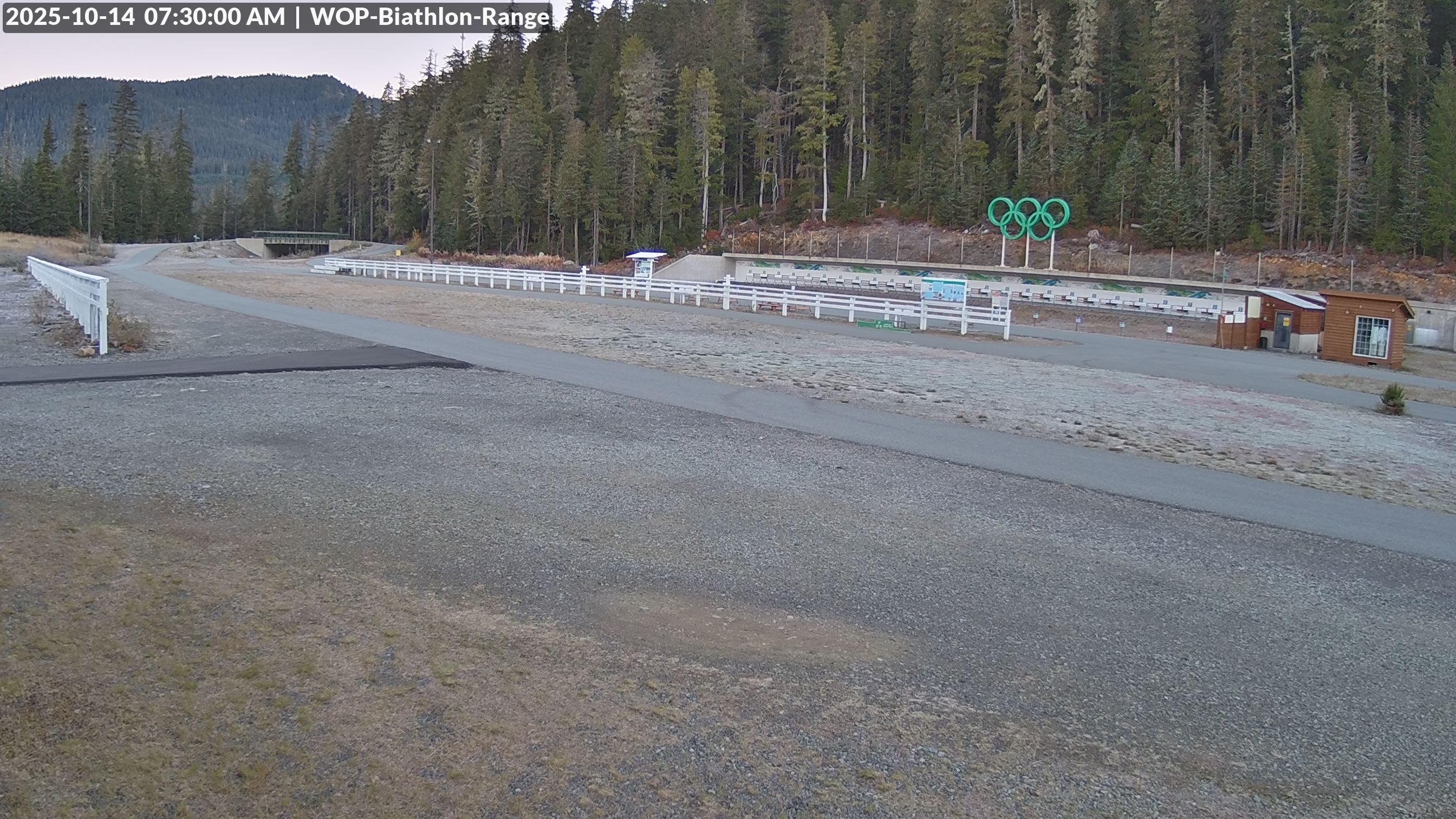 View looking North East to the Olympic Biathlon Range