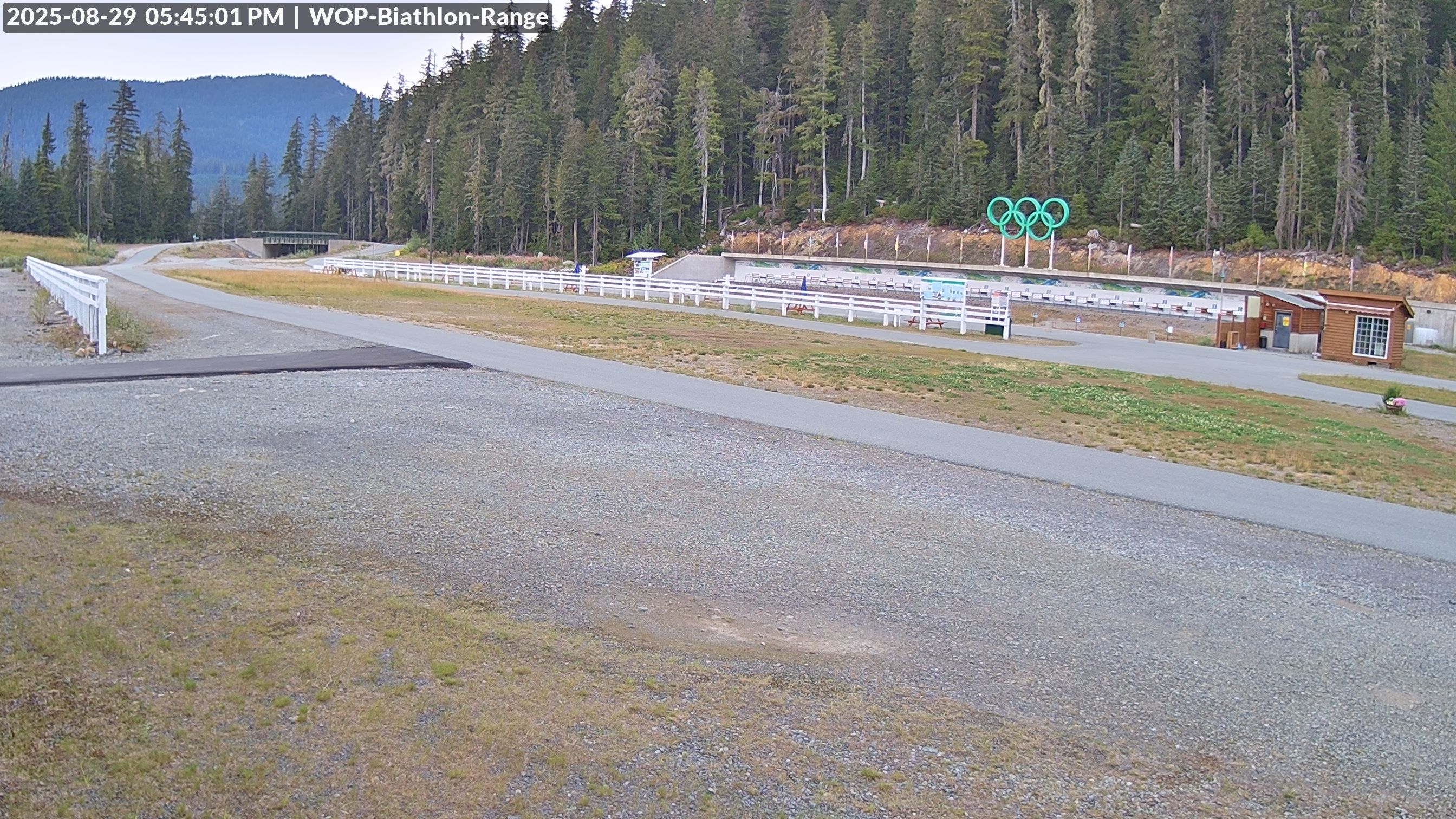 View looking North East to the Olympic Biathlon Range
