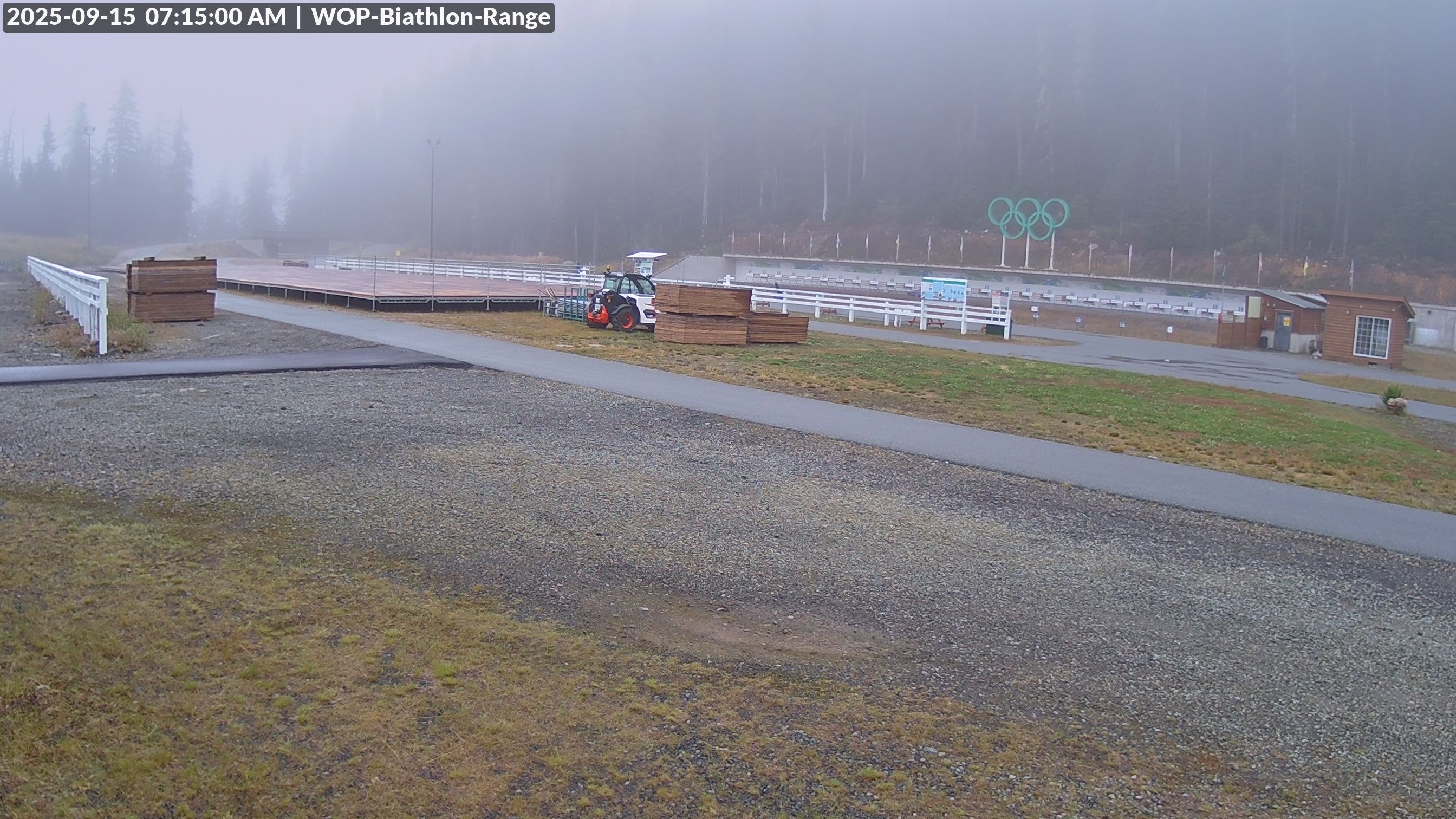 View looking North East to the Olympic Biathlon Range