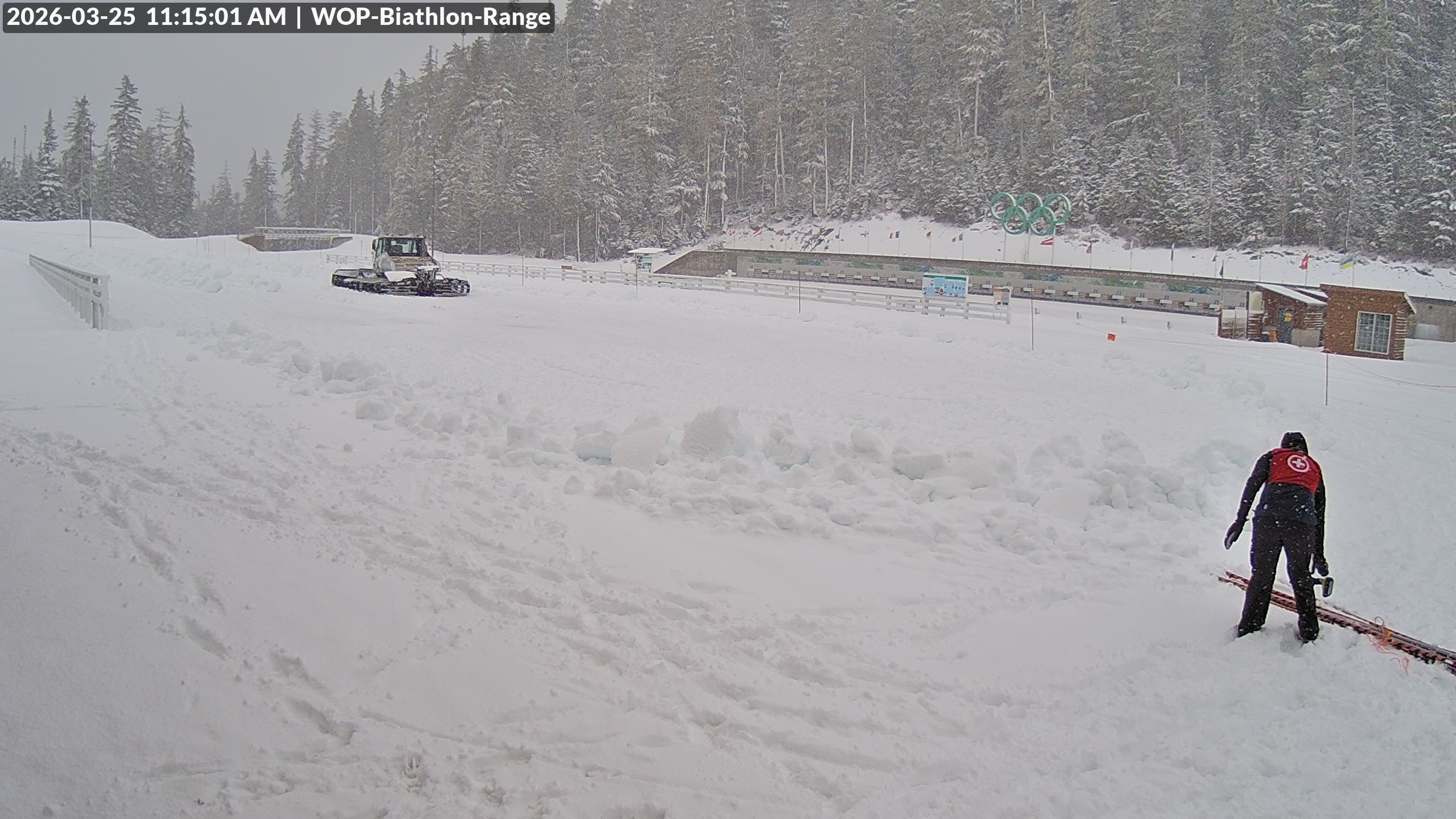 View looking North East to the Olympic Biathlon Range