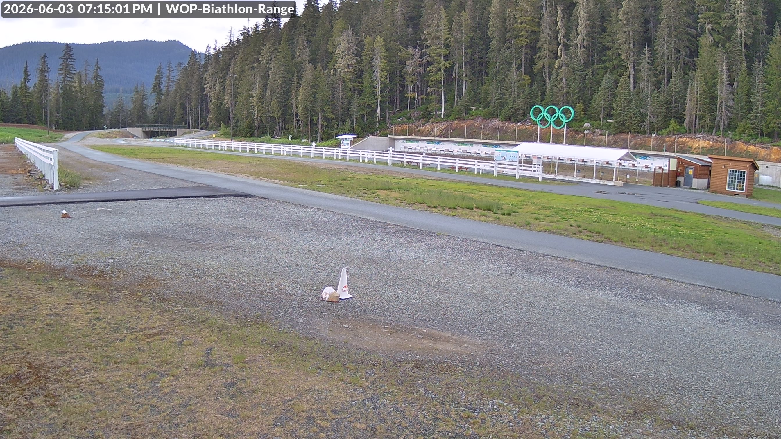 View looking North East to the Olympic Biathlon Range