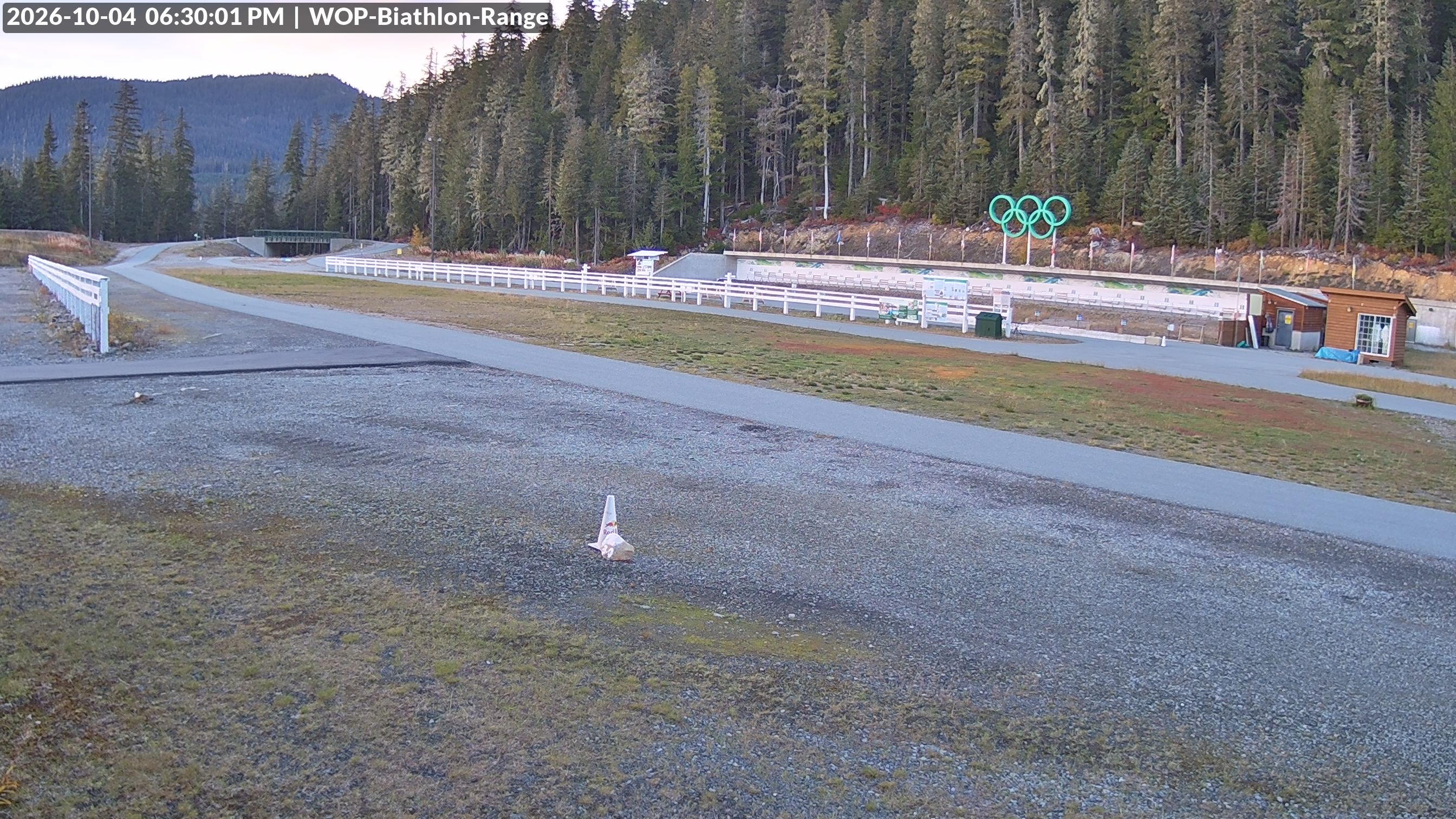 View looking North East to the Olympic Biathlon Range